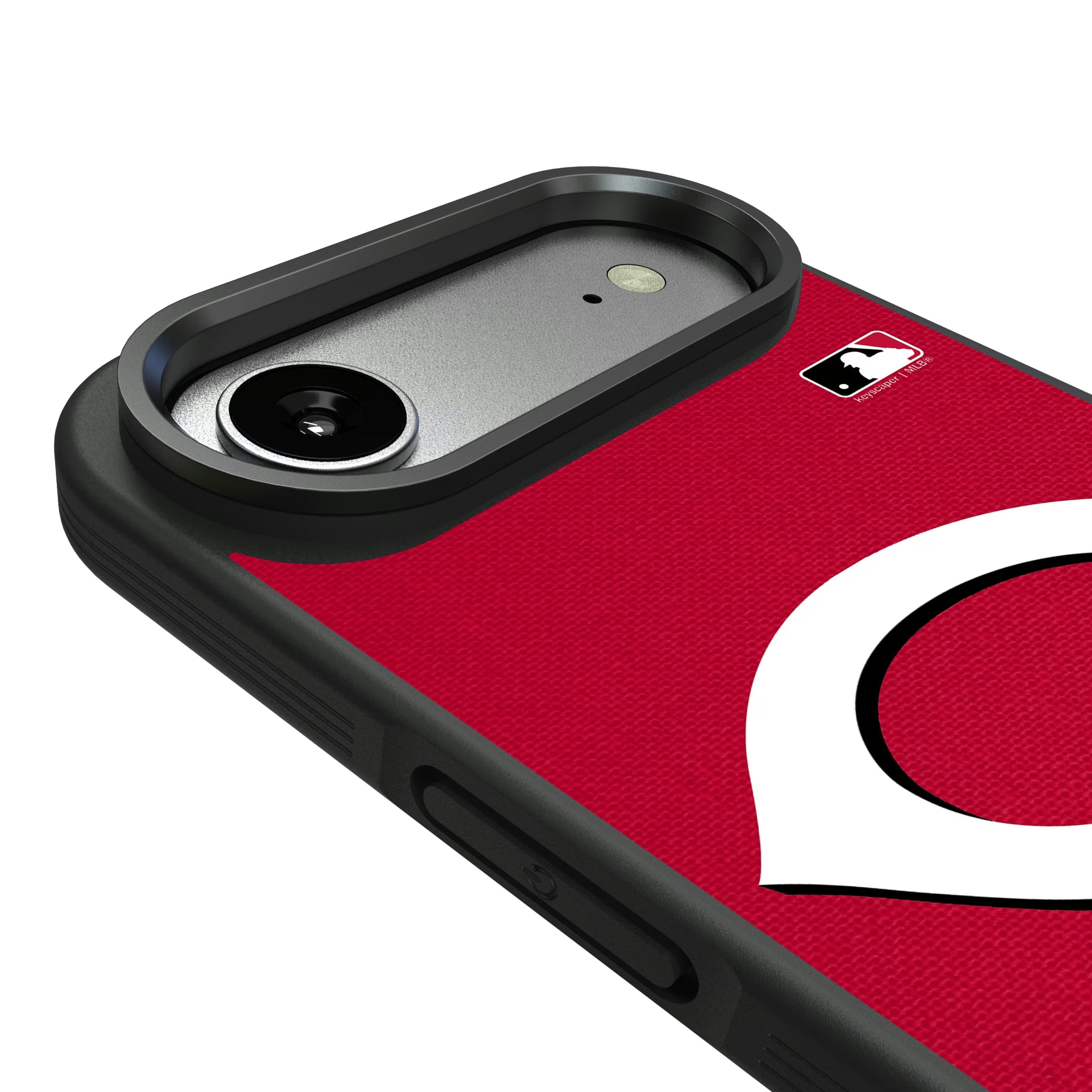 Cincinnati Reds Personalized Stripe iPhone Bump Phone Case for Apple iPhone - Detail#Device_iPhone Air