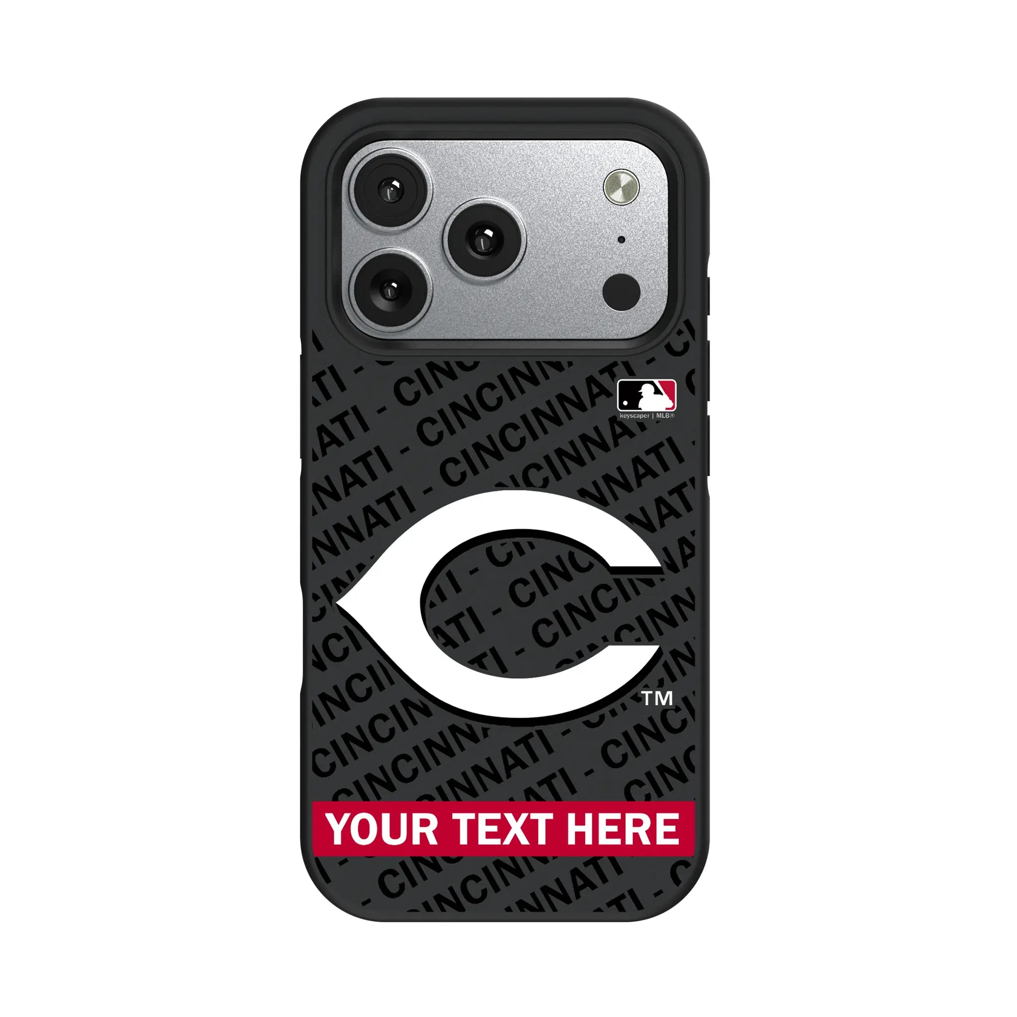 Cincinnati Reds Personalized Tilt iPhone Bump Phone Case for Apple iPhone#Device_iPhone 17 Pro