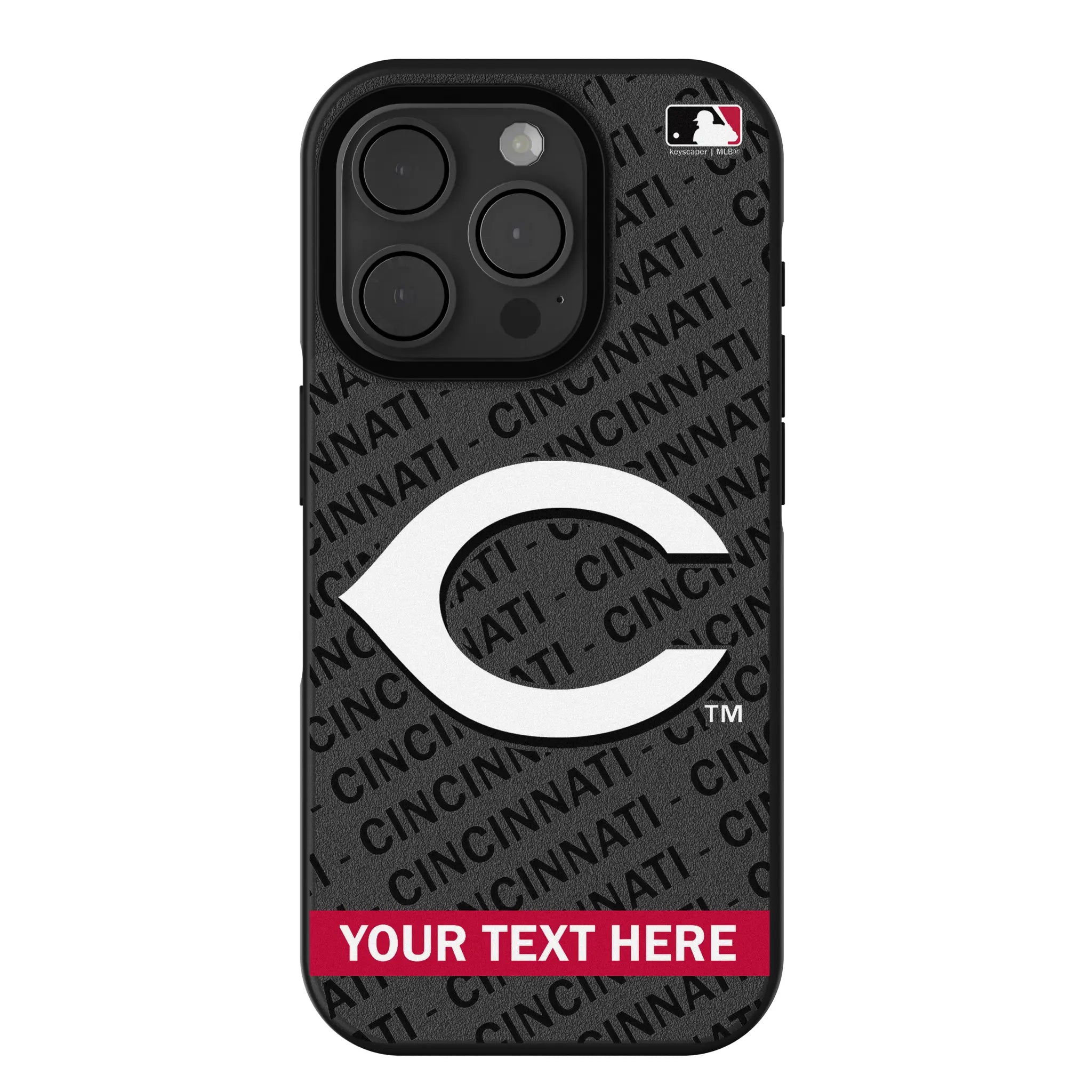 Cincinnati Reds Personalized Tilt iPhone Bump Phone Case for Apple iPhone