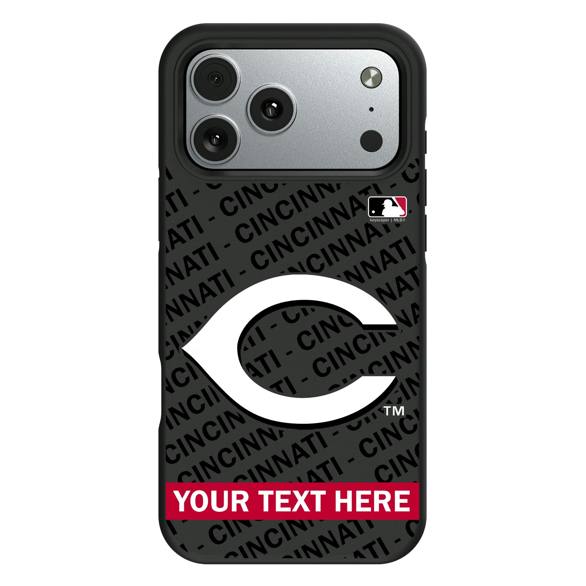 Cincinnati Reds Personalized Tilt iPhone Bump Phone Case for Apple iPhone#Device_iPhone 17 Pro Max