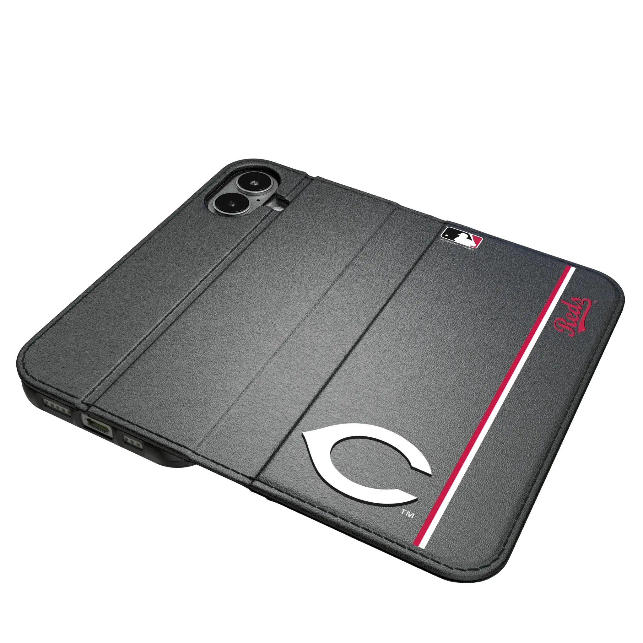 Cincinnati Reds Sidebar iPhone Folio Phone Case for Apple iPhone#Device_iPhone 17