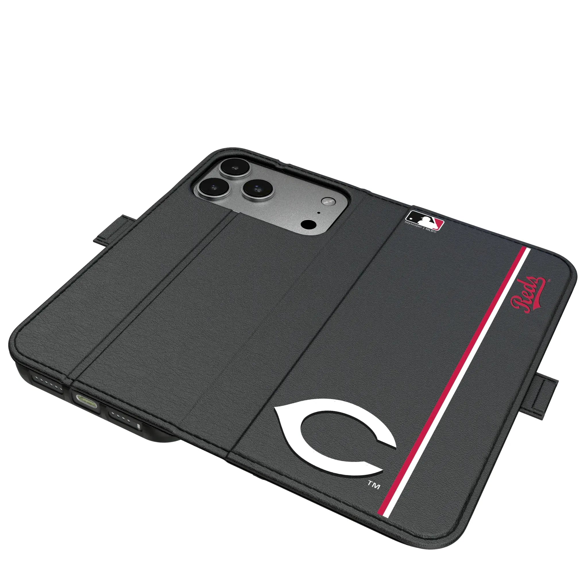 Cincinnati Reds Sidebar iPhone Folio Phone Case for Apple iPhone#Device_iPhone 17 Pro Max