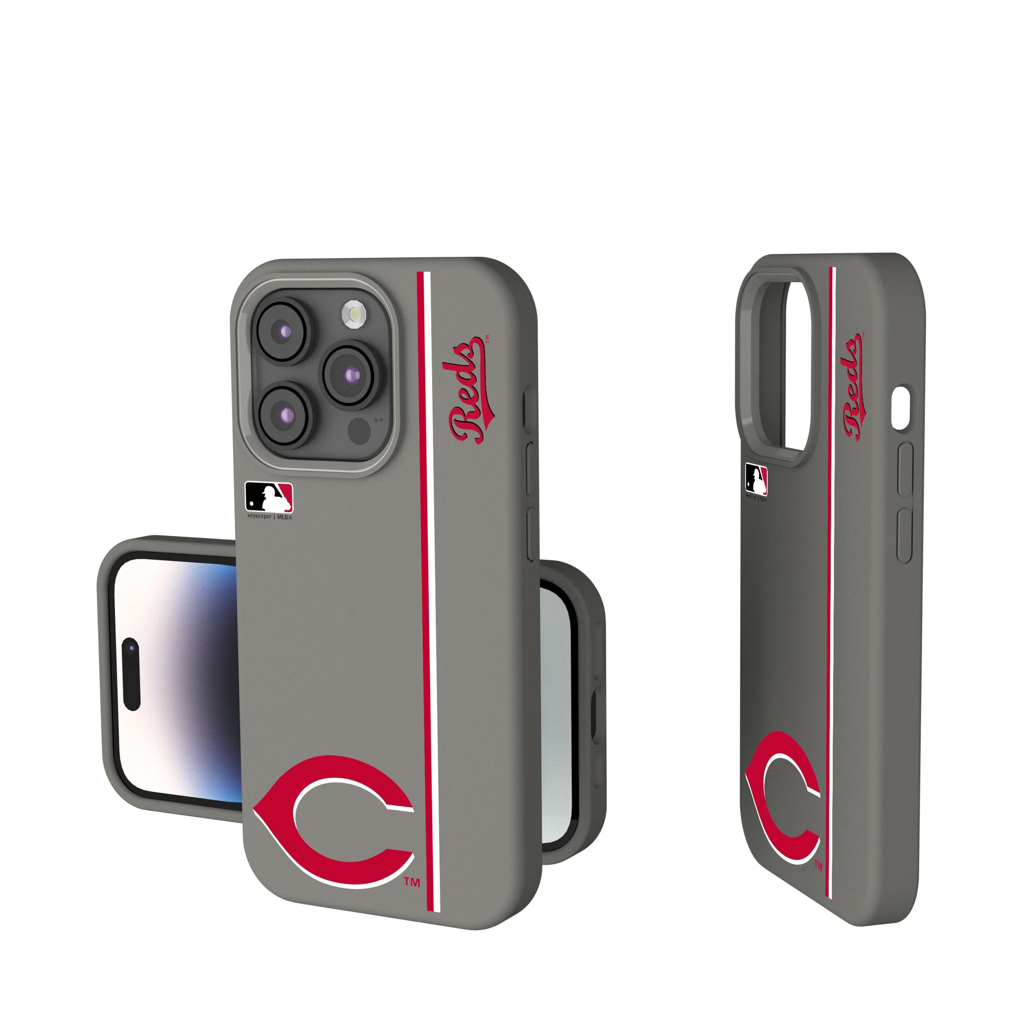 Cincinnati Reds Sidebar iPhone Soft Touch Phone Case for Apple iPhone