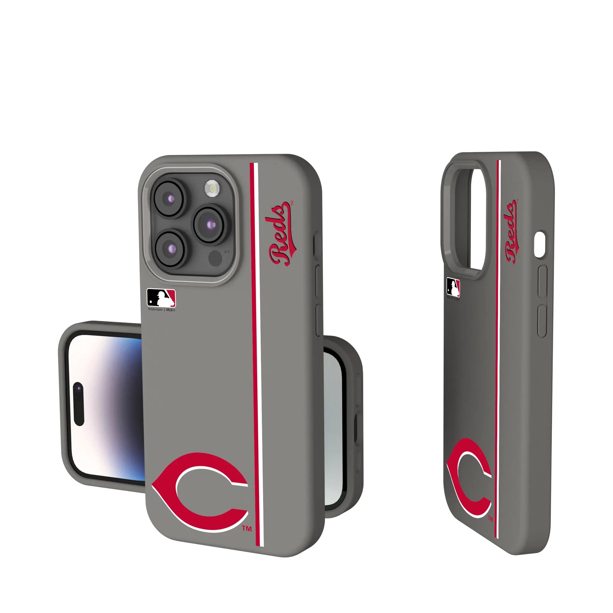 Cincinnati Reds Sidebar iPhone Soft Touch Phone Case for Apple iPhone
