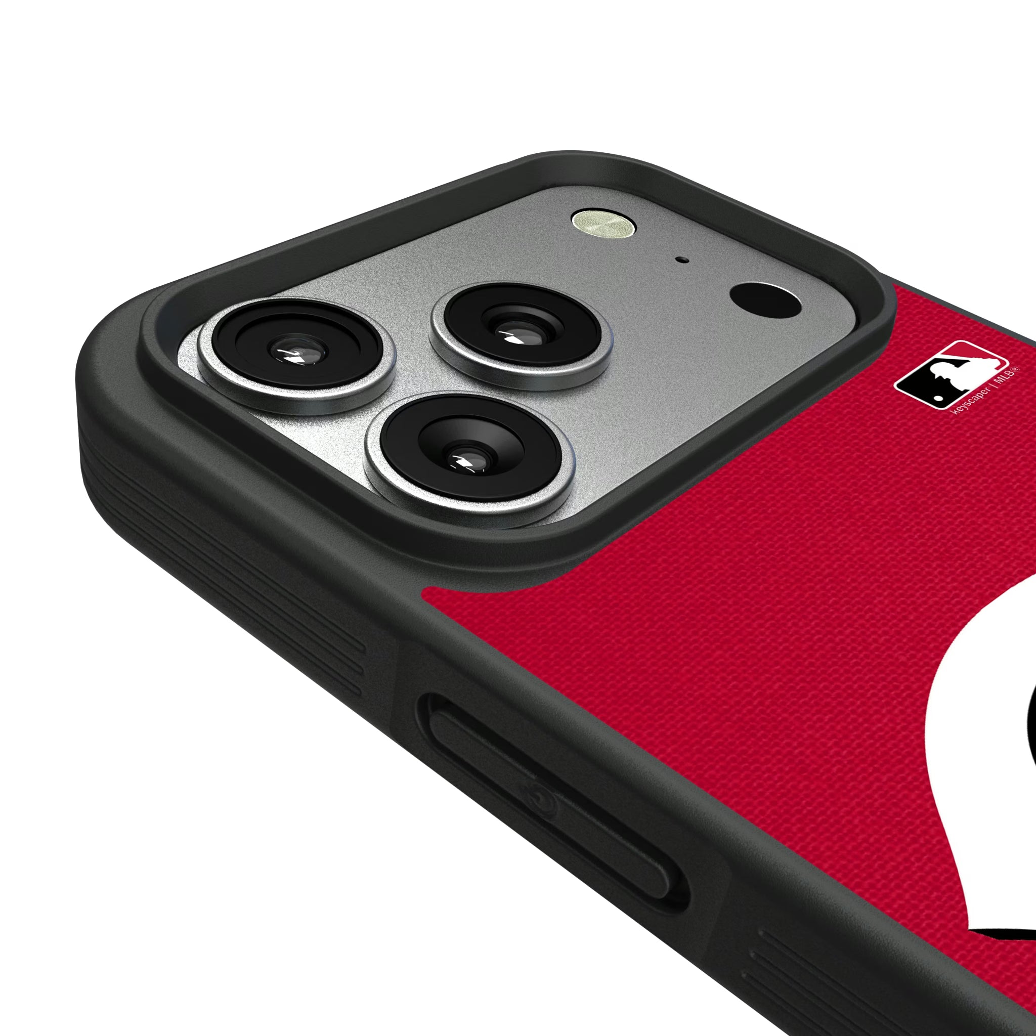 Cincinnati Reds Solid iPhone Bump Phone Case for Apple iPhone - Detail#Device_iPhone 17 Pro
