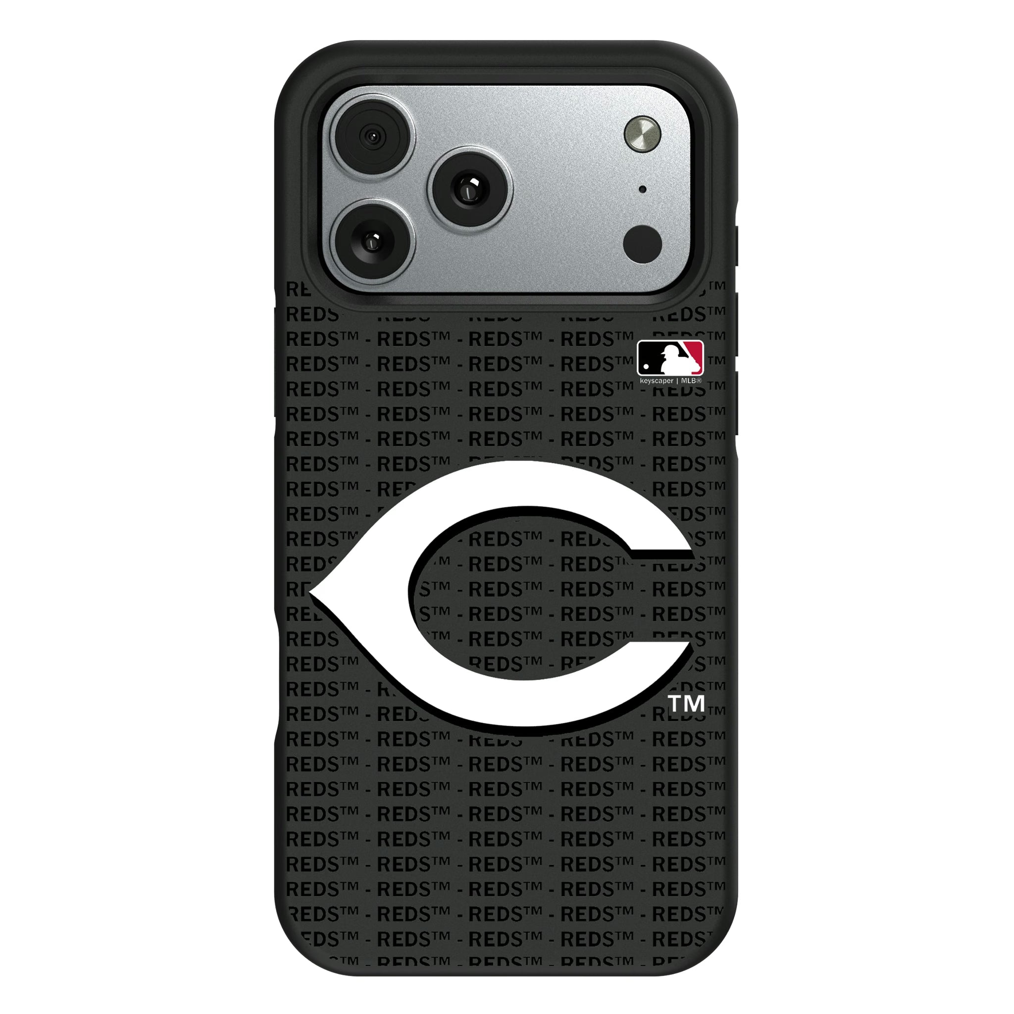 Cincinnati Reds Text Backdrop iPhone Bump Phone Case for Apple iPhone#Device_iPhone 17 Pro Max