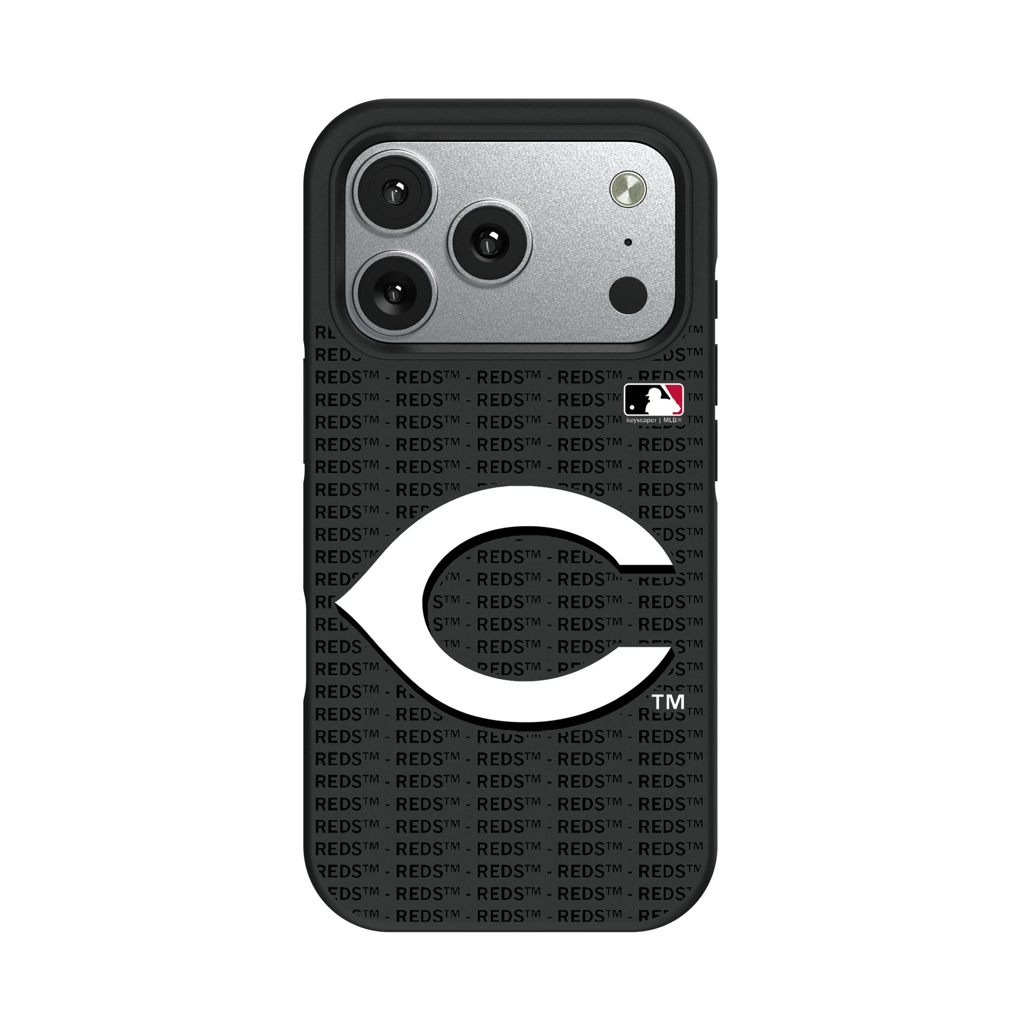 Cincinnati Reds Text Backdrop iPhone Bump Phone Case for Apple iPhone#Device_iPhone 17 Pro