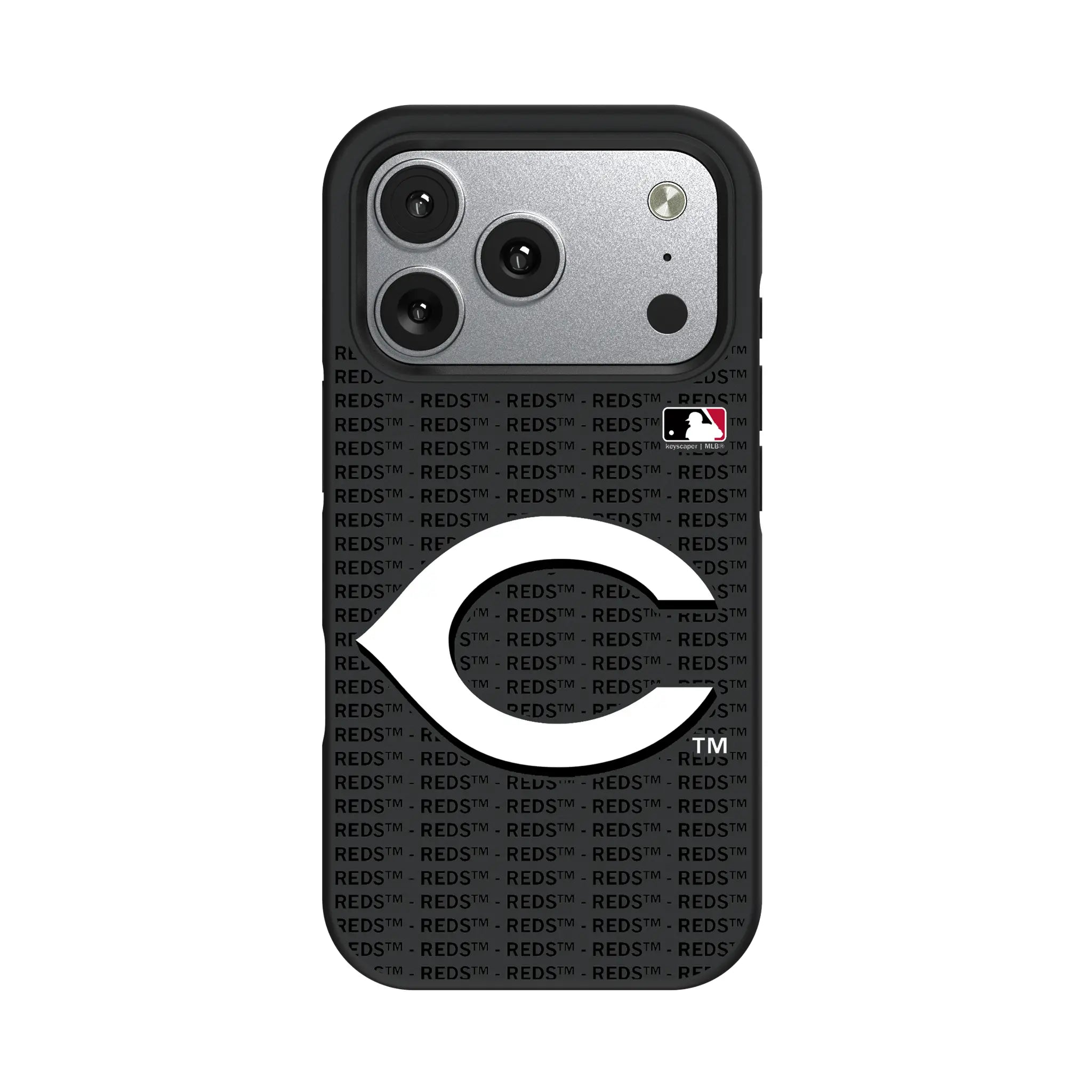 Cincinnati Reds Text Backdrop iPhone Bump Phone Case for Apple iPhone#Device_iPhone 17 Pro