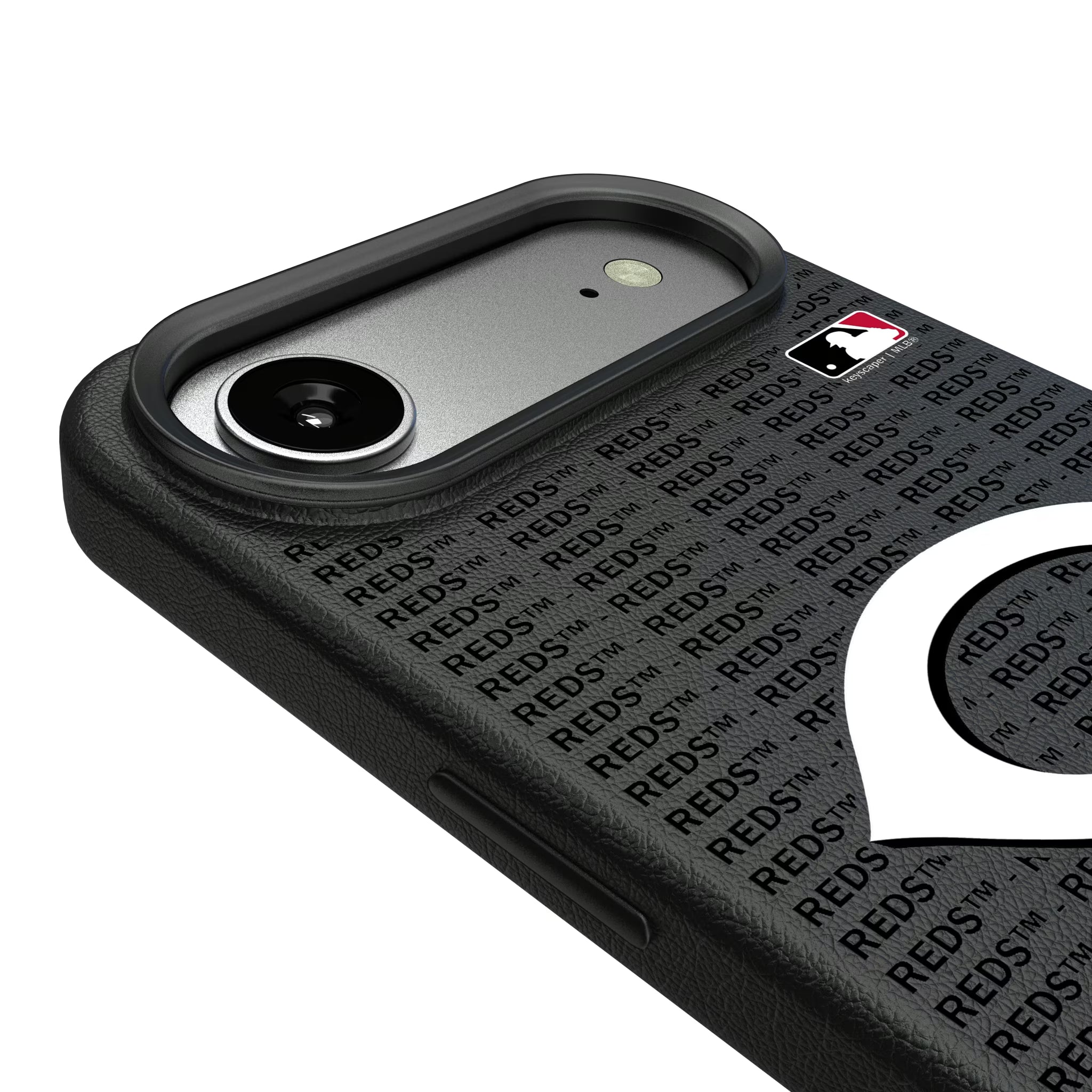 Cincinnati Reds Text Backdrop iPhone MagSafe Compatible Phone Case for Apple iPhone - Detail#Device_iPhone Air
