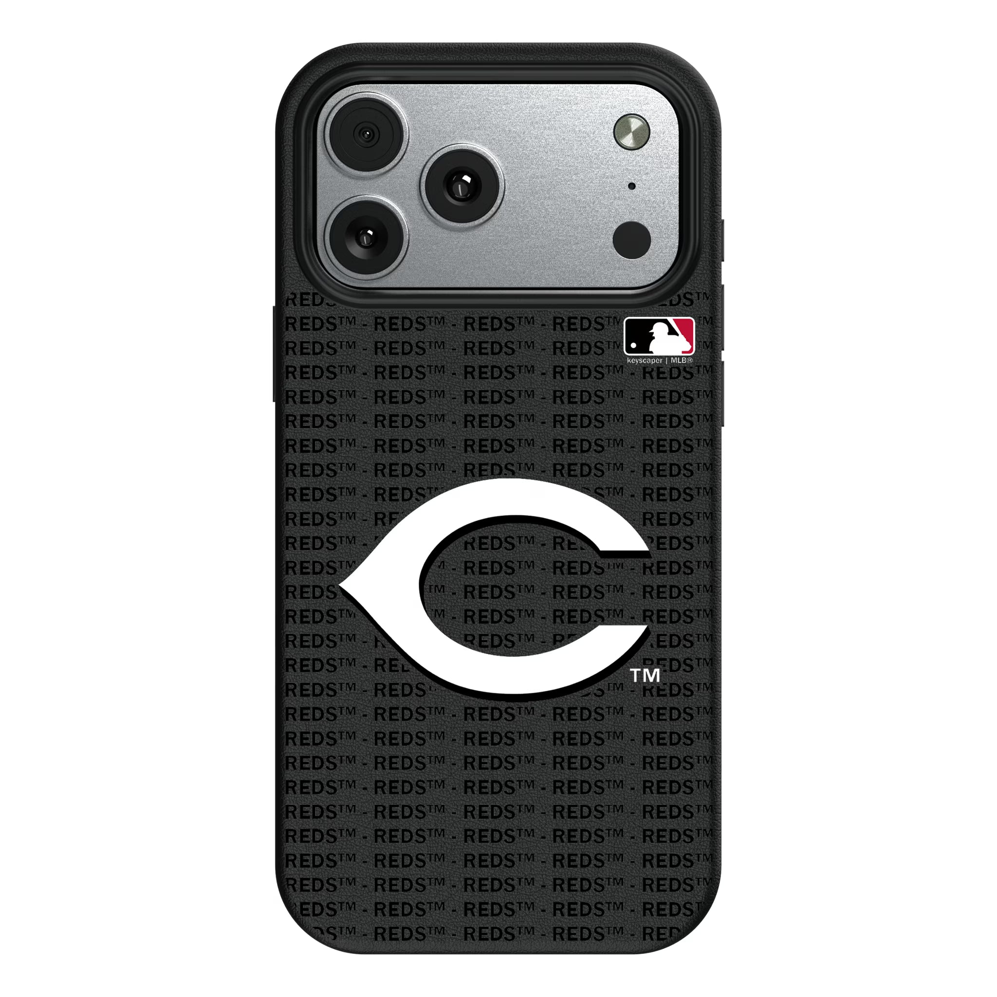 Cincinnati Reds Text Backdrop iPhone MagSafe Compatible Phone Case for Apple iPhone#Device_iPhone 17 Pro Max