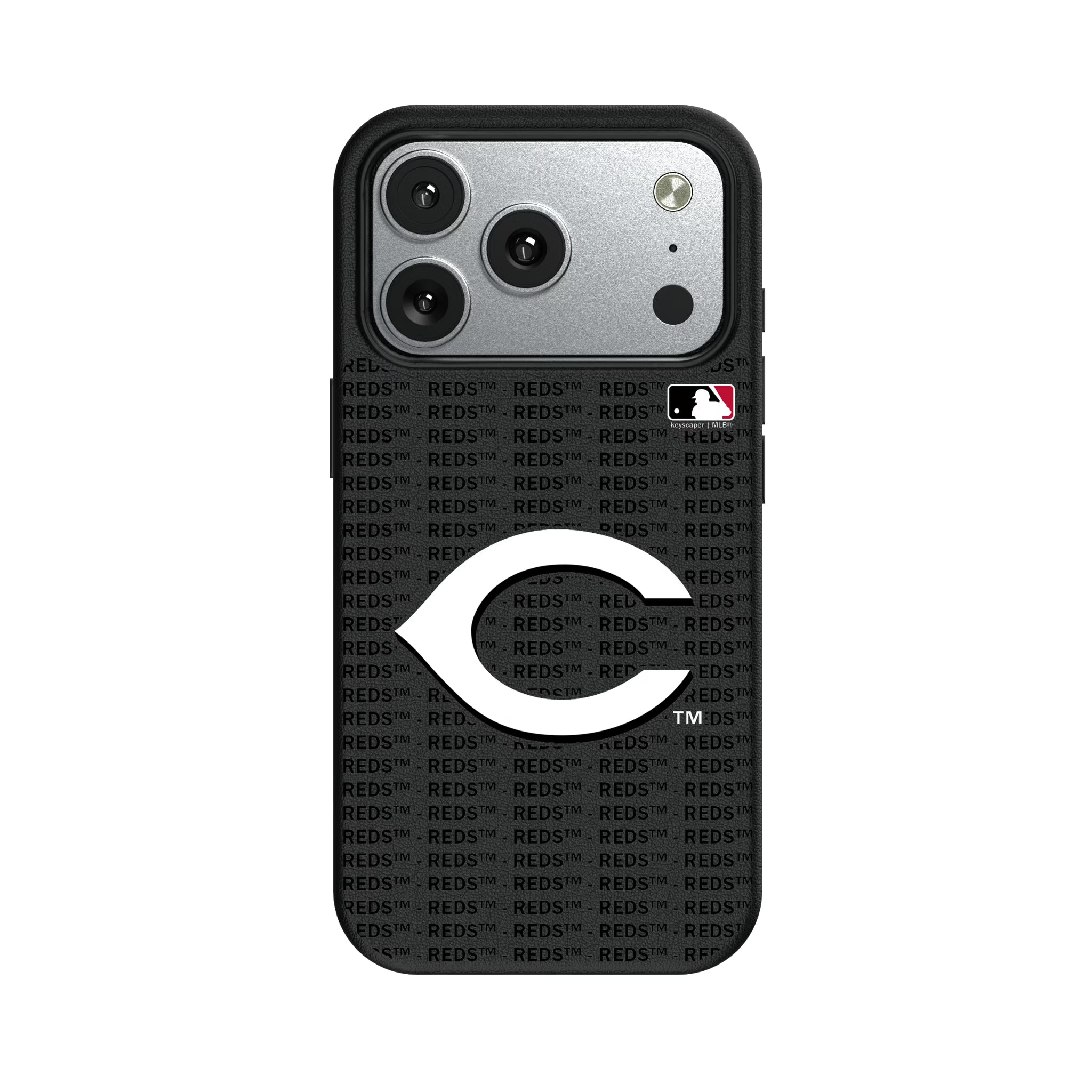 Cincinnati Reds Text Backdrop iPhone MagSafe Compatible Phone Case for Apple iPhone#Device_iPhone 17 Pro