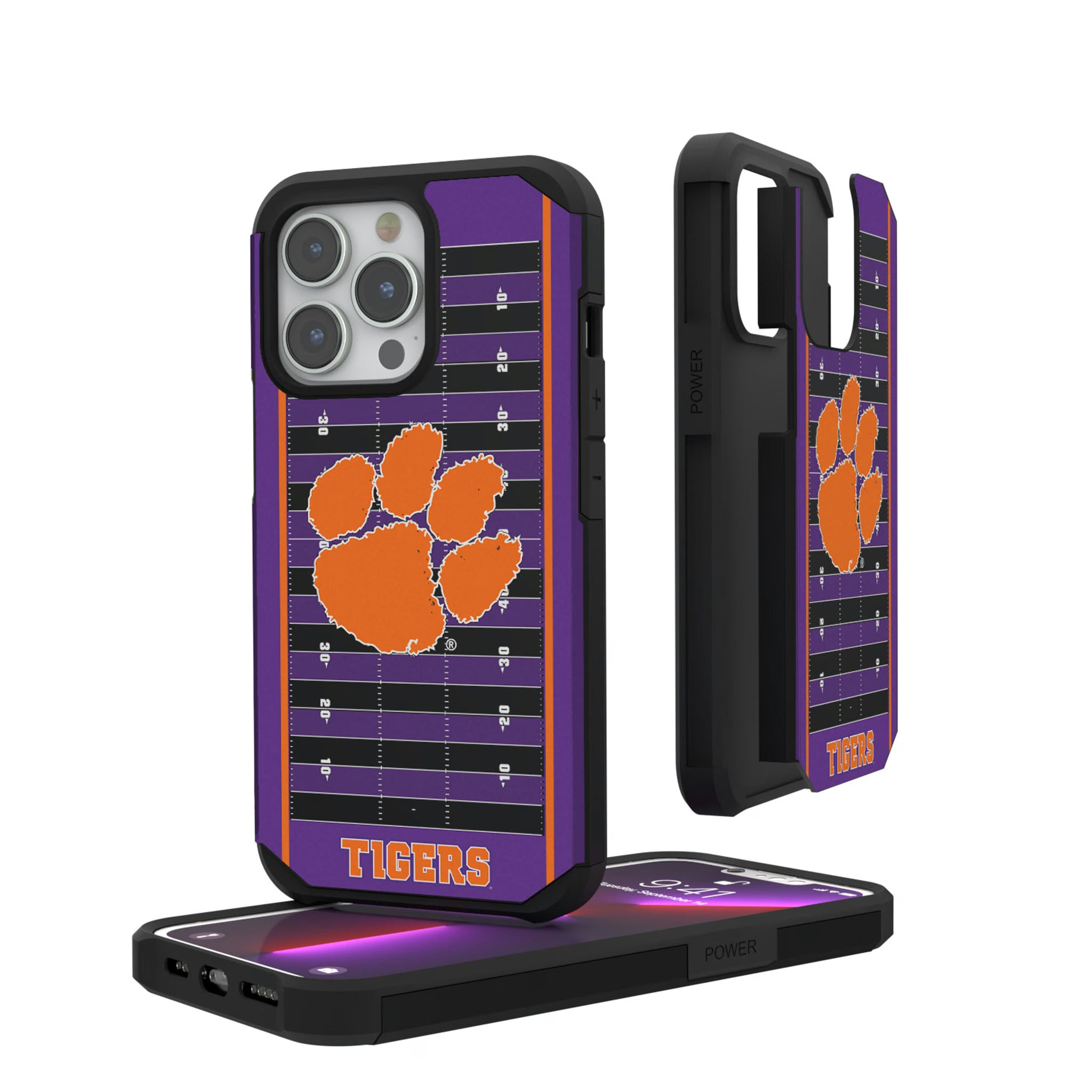 Clemson University Tigers Field iPhone Rugged Phone Case for Apple iPhone