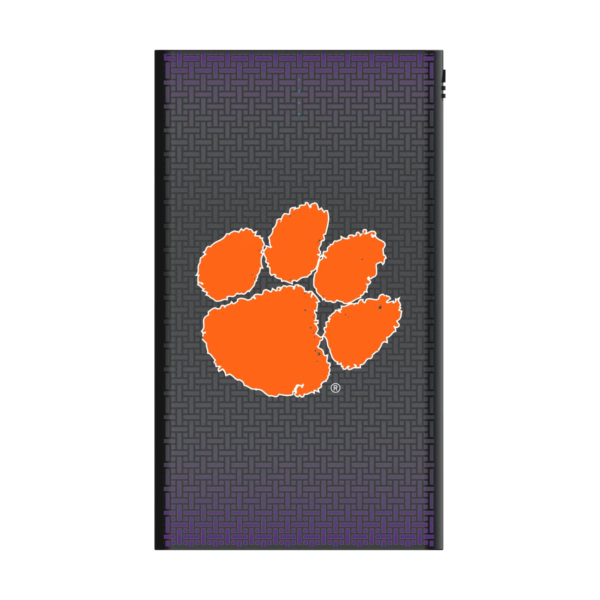 Clemson University Tigers Linen 5000mAh Flat Powerbank