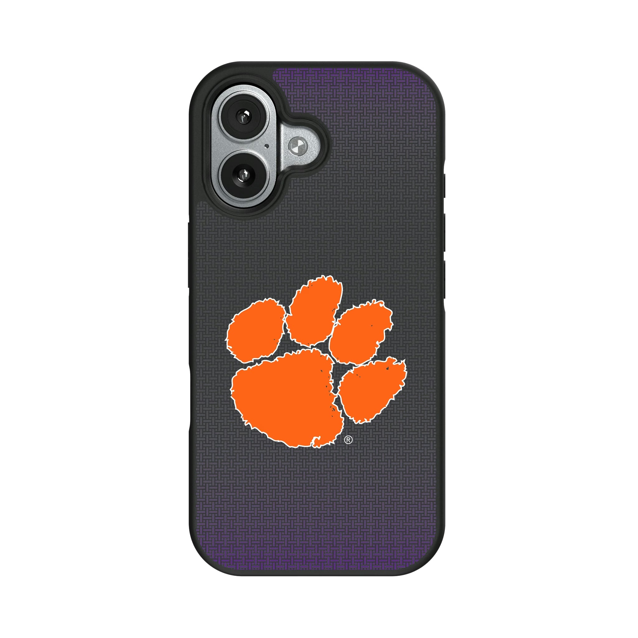 Clemson University Tigers Linen iPhone Bump Phone Case for Apple iPhone#Device_iPhone 17