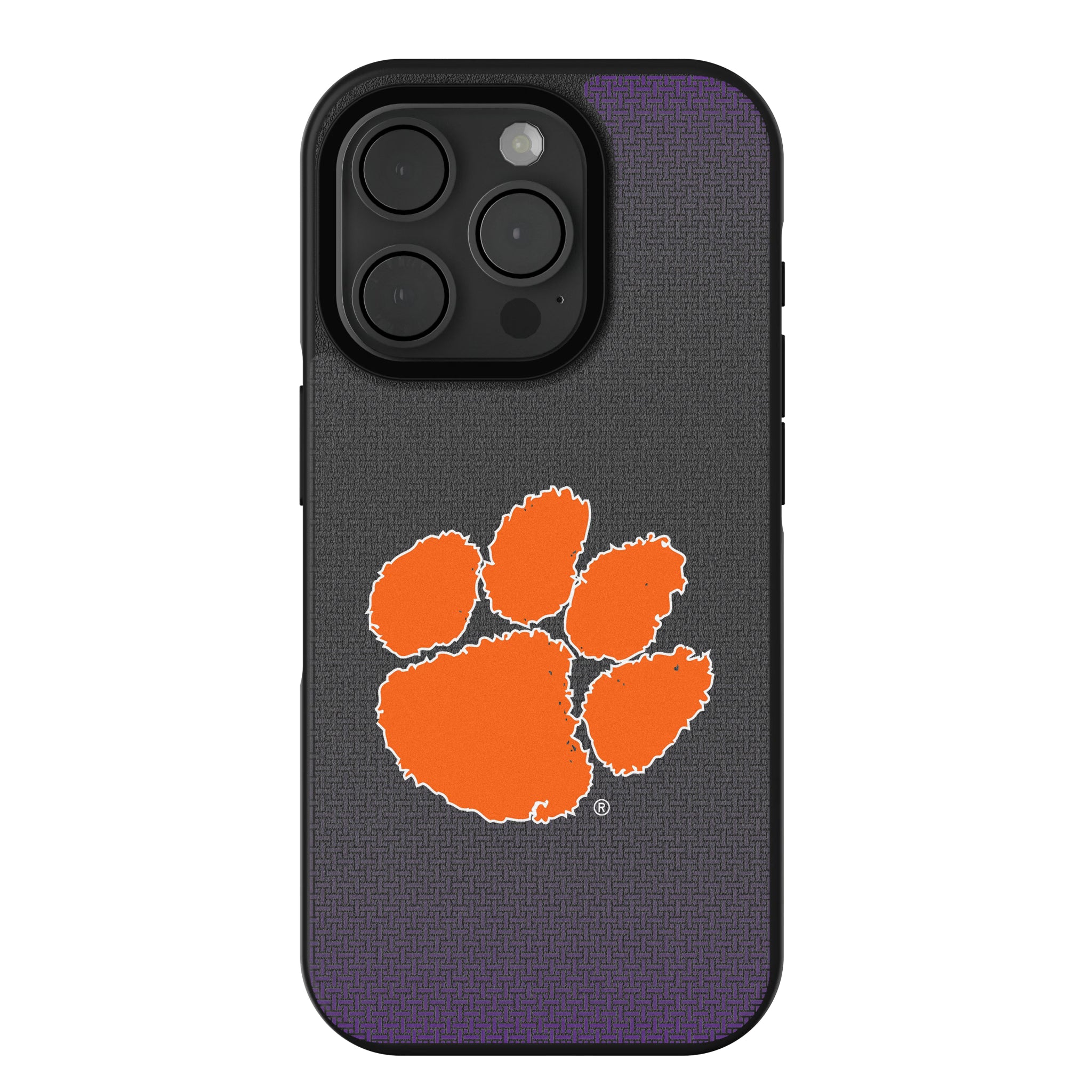 Clemson University Tigers Linen iPhone Bump Phone Case for Apple iPhone