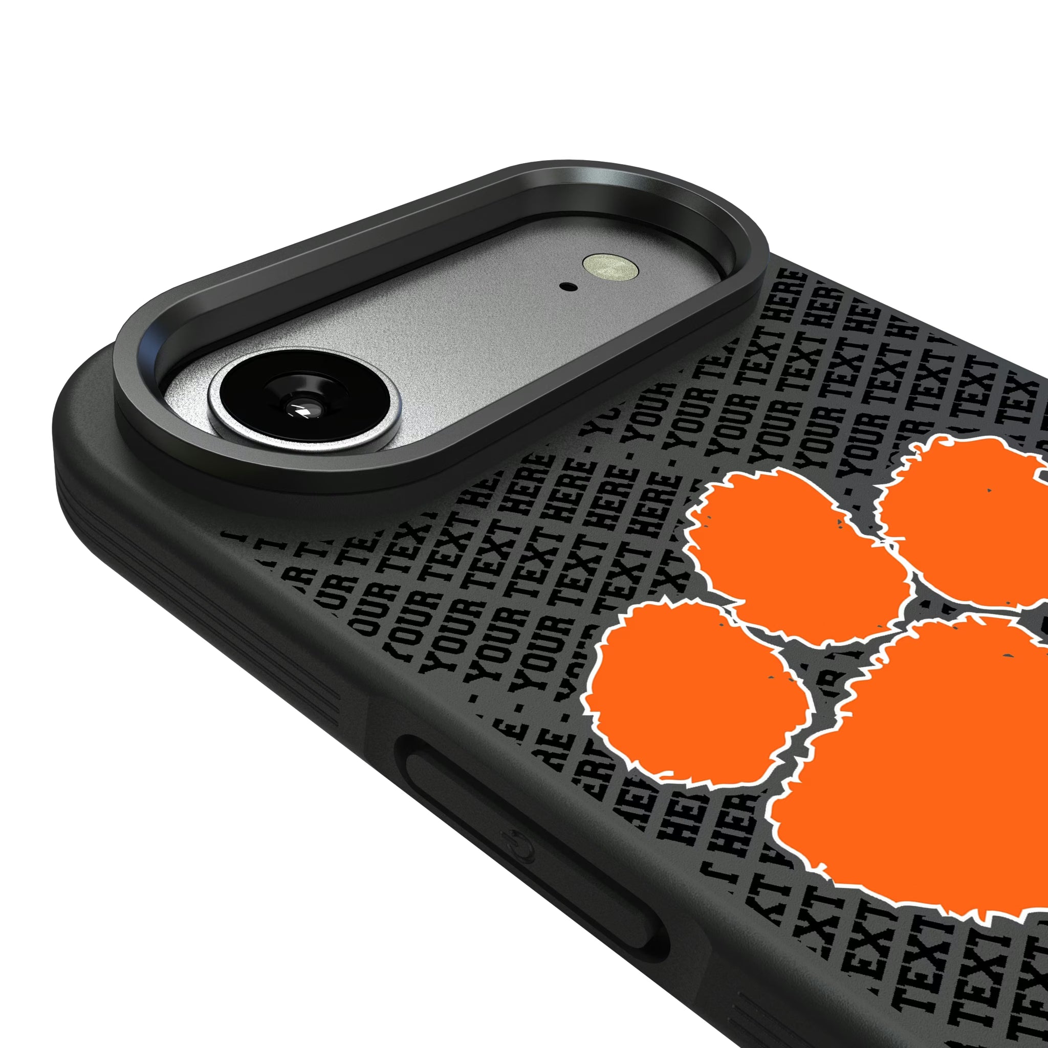 Clemson University Tigers Personalized EndZone Plus iPhone Bump Phone Case for Apple iPhone - Detail#Device_iPhone Air