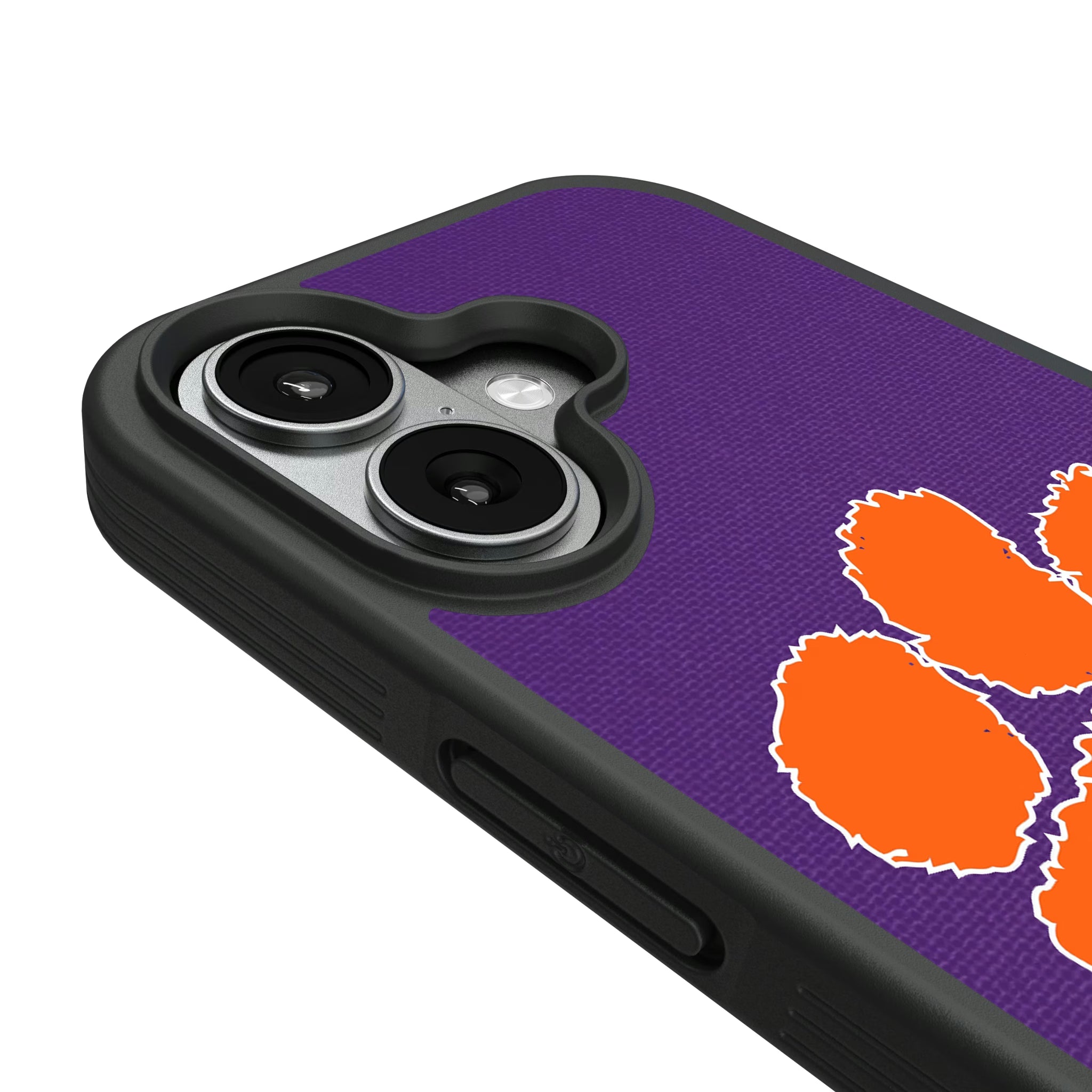Clemson University Tigers Personalized Stripe iPhone Bump Phone Case for Apple iPhone - Detail#Device_iPhone 17
