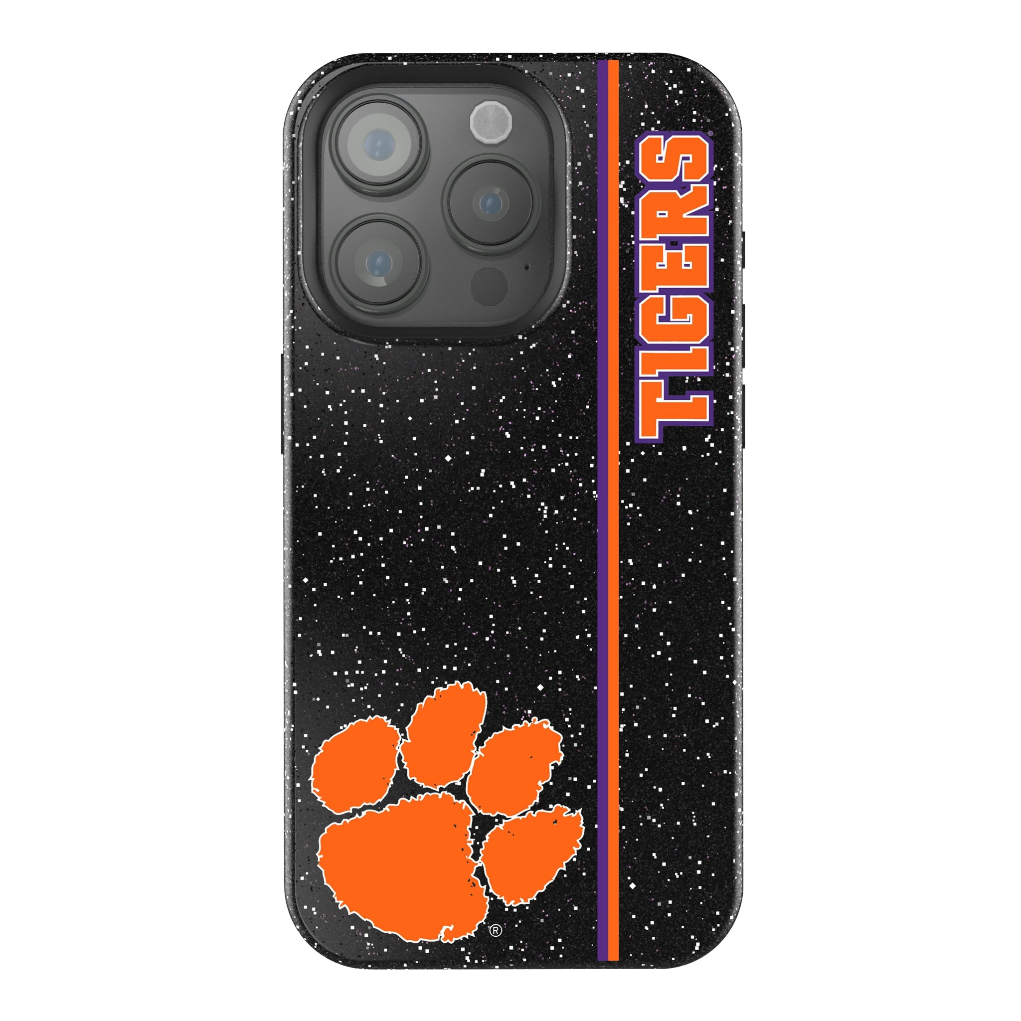 Clemson University Tigers Sidebar iPhone Bling Phone Case for Apple iPhone