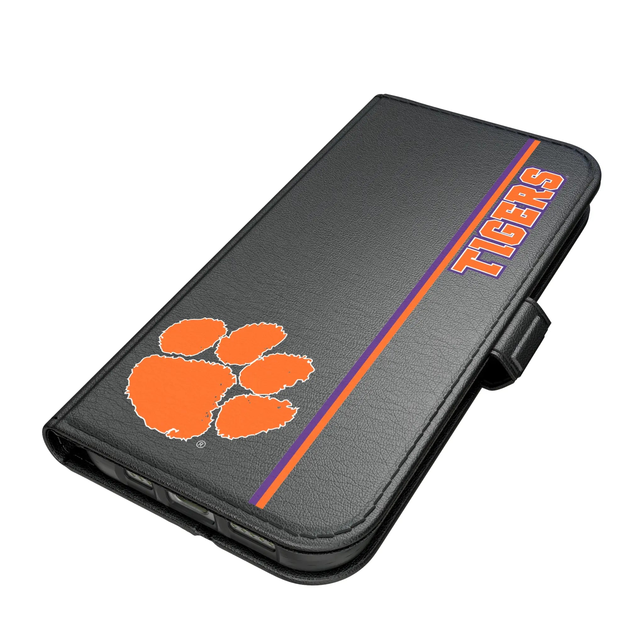 Clemson University Tigers Sidebar iPhone Folio Phone Case for Apple iPhone#Device_iPhone 17