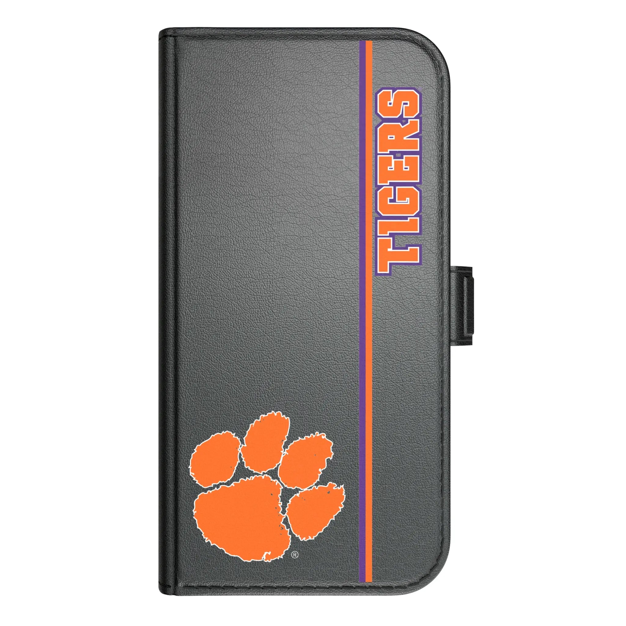 Clemson University Tigers Sidebar iPhone Folio Phone Case for Apple iPhone#Device_iPhone 17