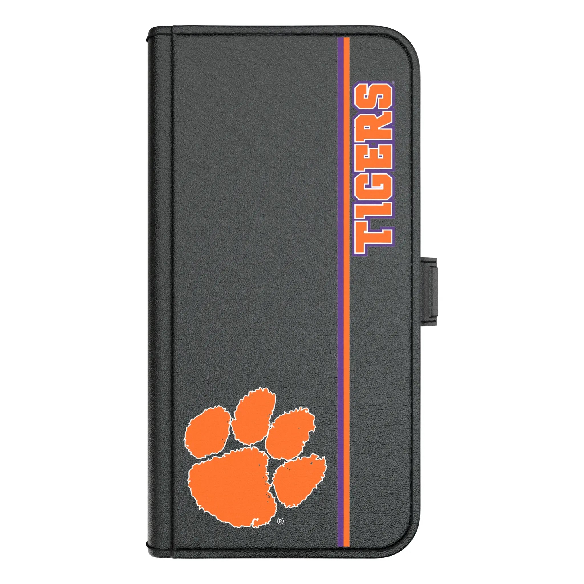 Clemson University Tigers Sidebar iPhone Folio Phone Case for Apple iPhone#Device_iPhone 17 Pro Max