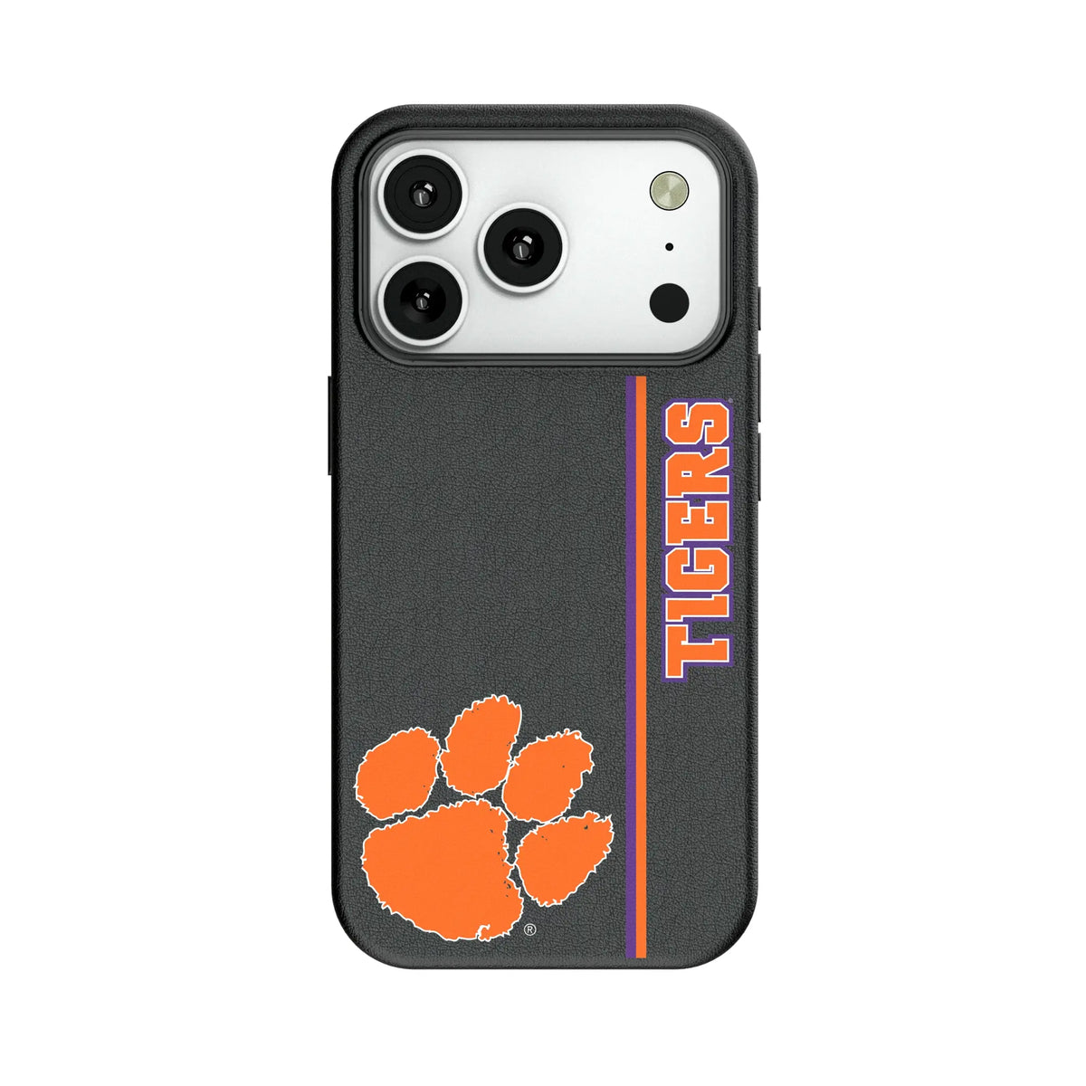 Clemson University Tigers Sidebar MagSafe Compatible Phone Case for Apple iPhone