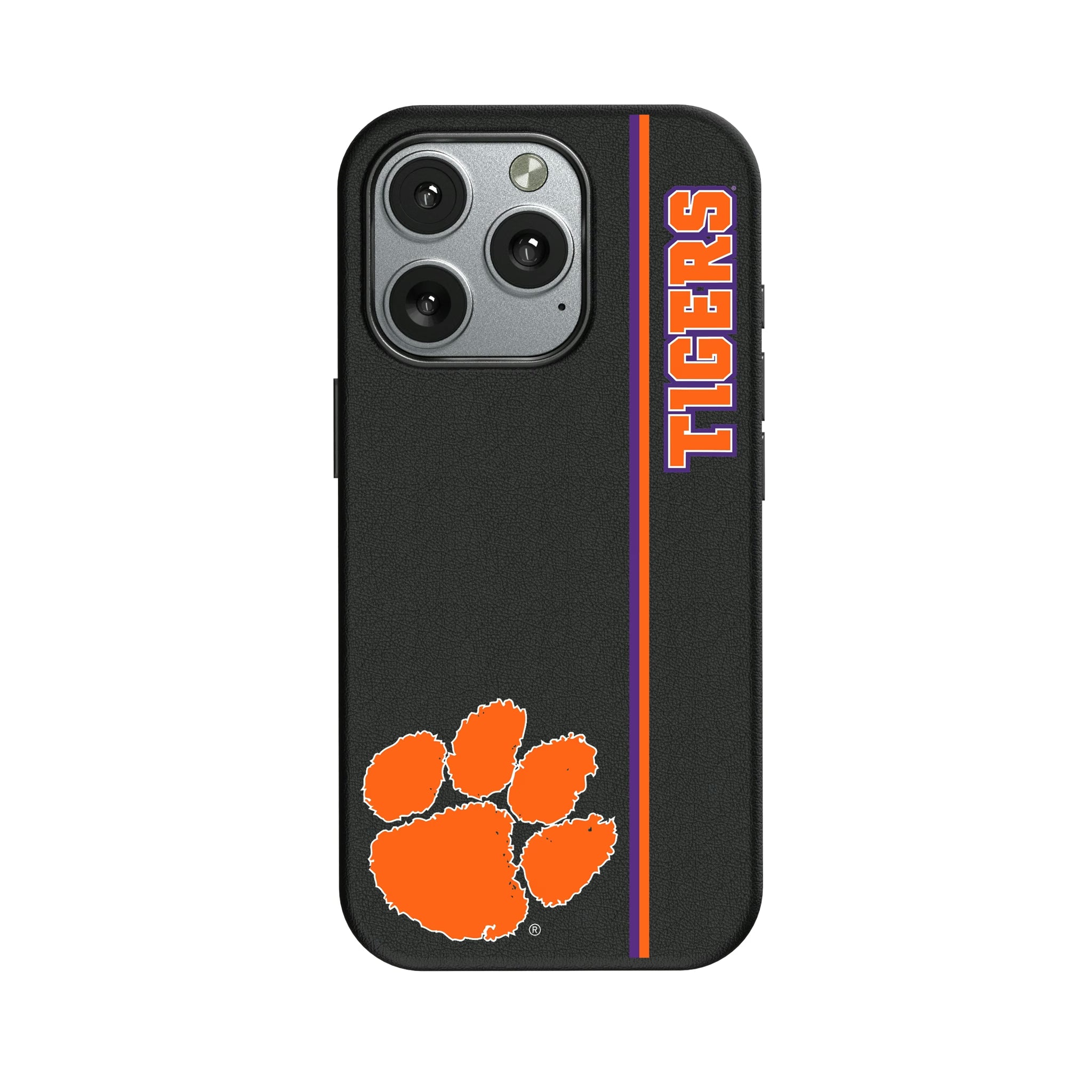 Clemson University Tigers Sidebar iPhone MagSafe Compatible Phone Case for Apple iPhone