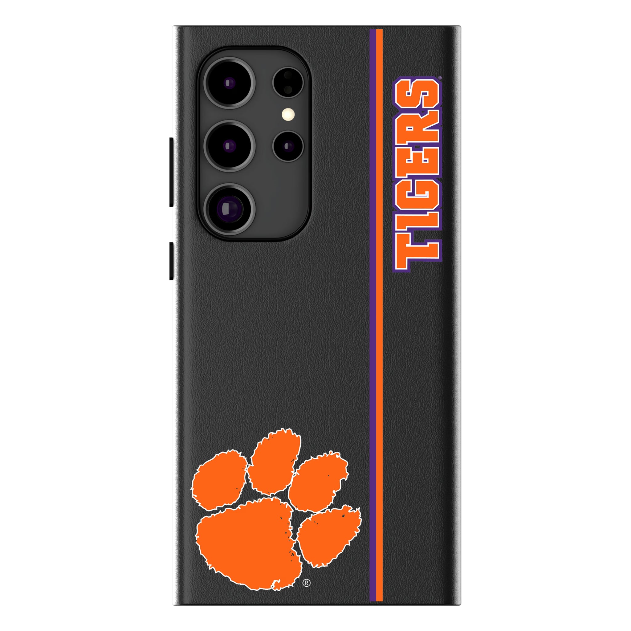 Clemson University Tigers Sidebar Galaxy MagSafe Compatible Phone Case for Samsung Galaxy