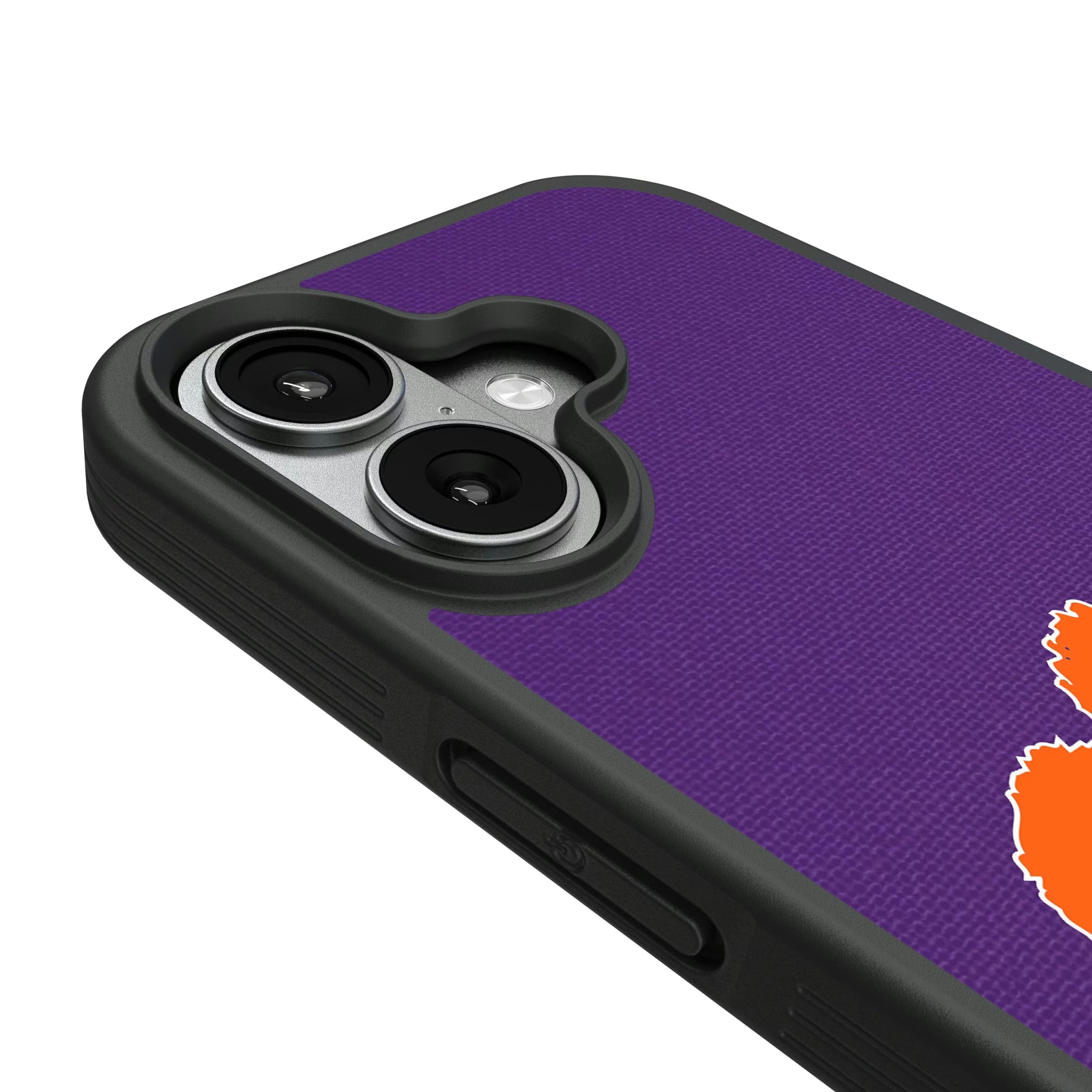 Clemson University Tigers Solid iPhone Bump Phone Case for Apple iPhone - Detail#Device_iPhone 17