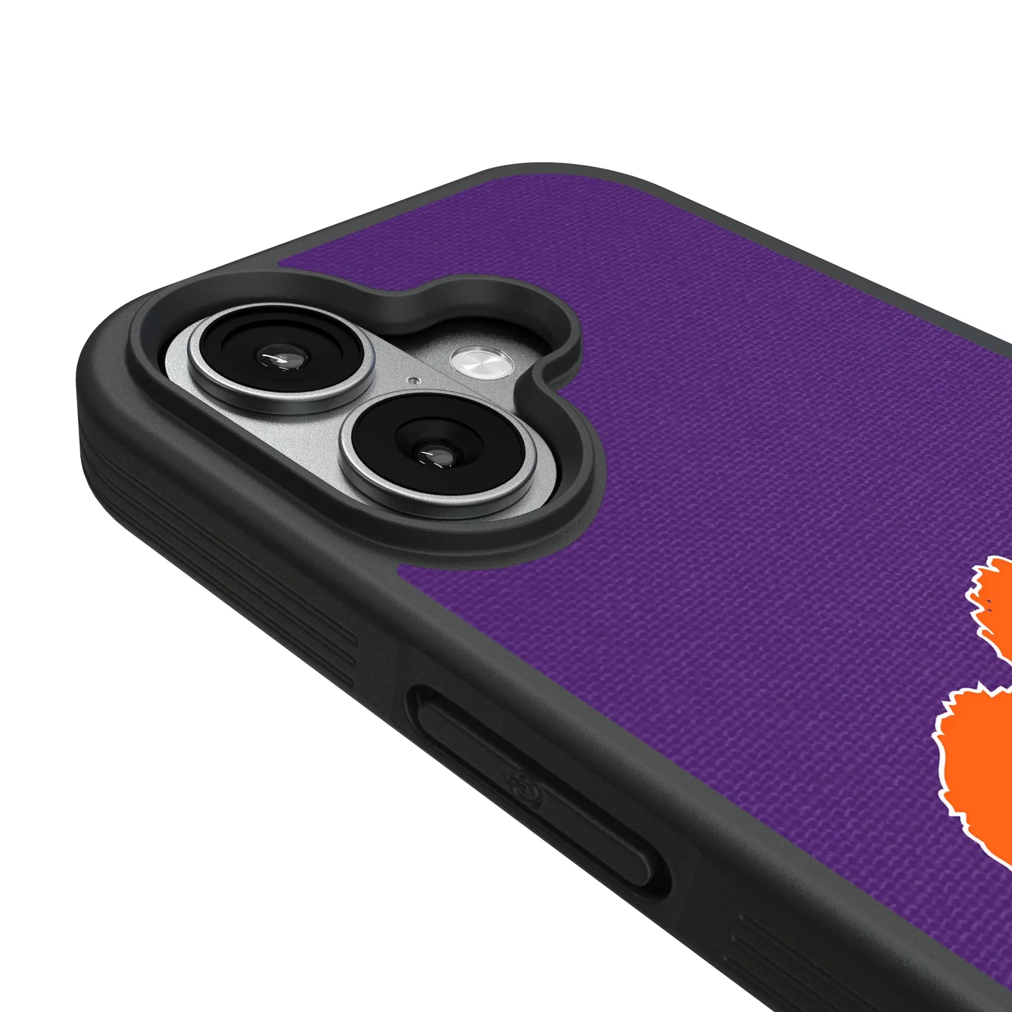 Clemson University Tigers Solid iPhone Bump Phone Case for Apple iPhone - Detail#Device_iPhone 17