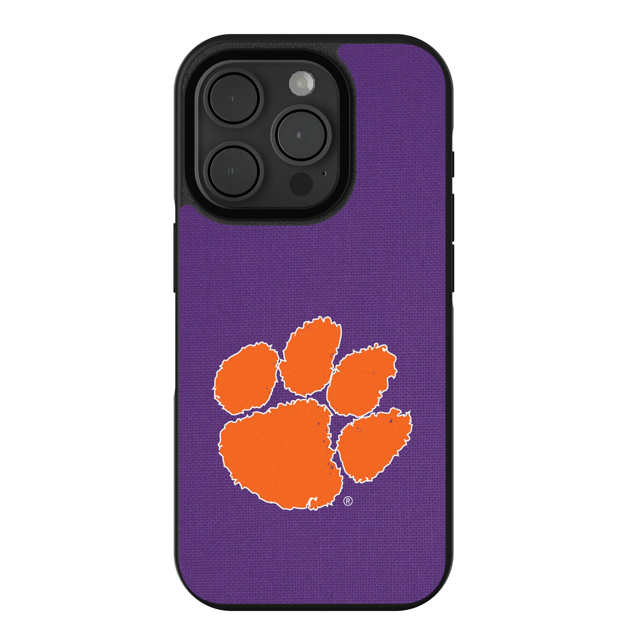 Clemson University Tigers Solid iPhone Bump Phone Case for Apple iPhone