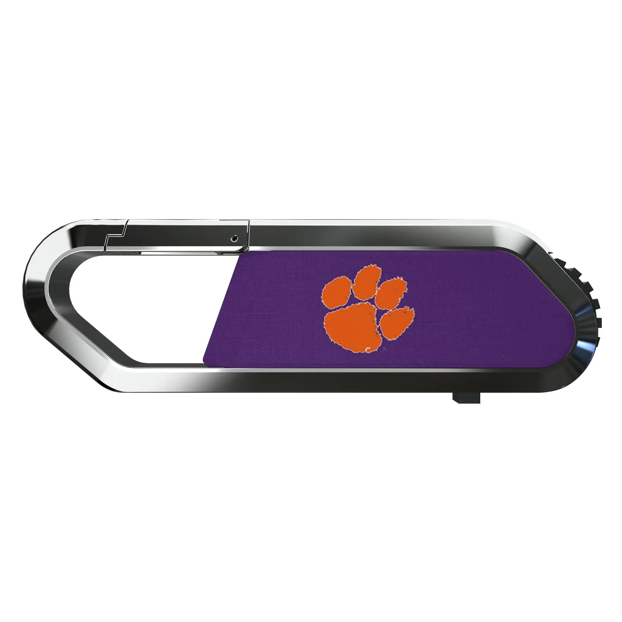 Clemson University Tigers Solid USB 64GB Clip Style Flash Drive