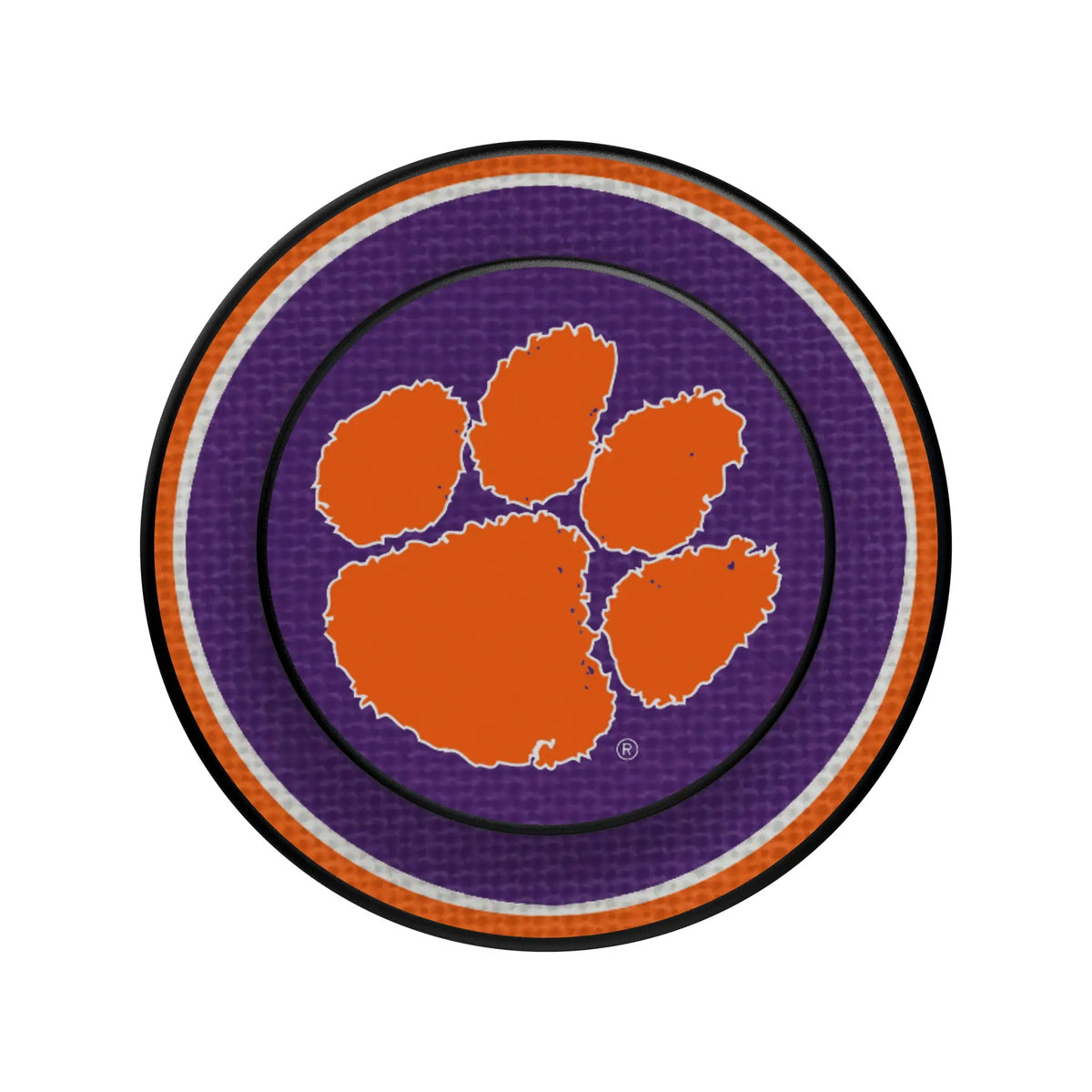 Clemson University Tigers Stripe Popsockets Round Magnetic