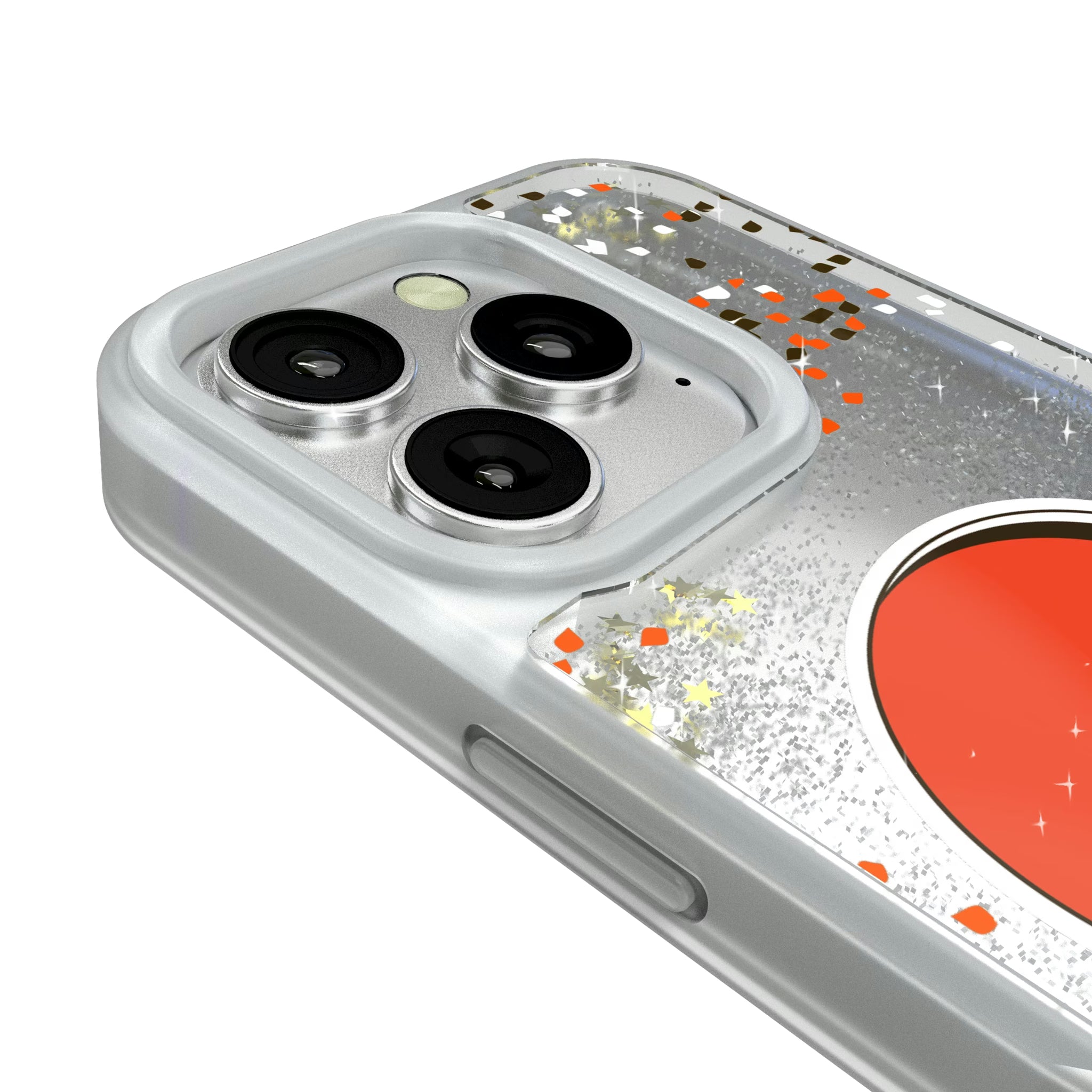Cleveland Browns Confetti iPhone Glitter Phone Case for Apple iPhone - Detail#Device_iPhone 16 Pro