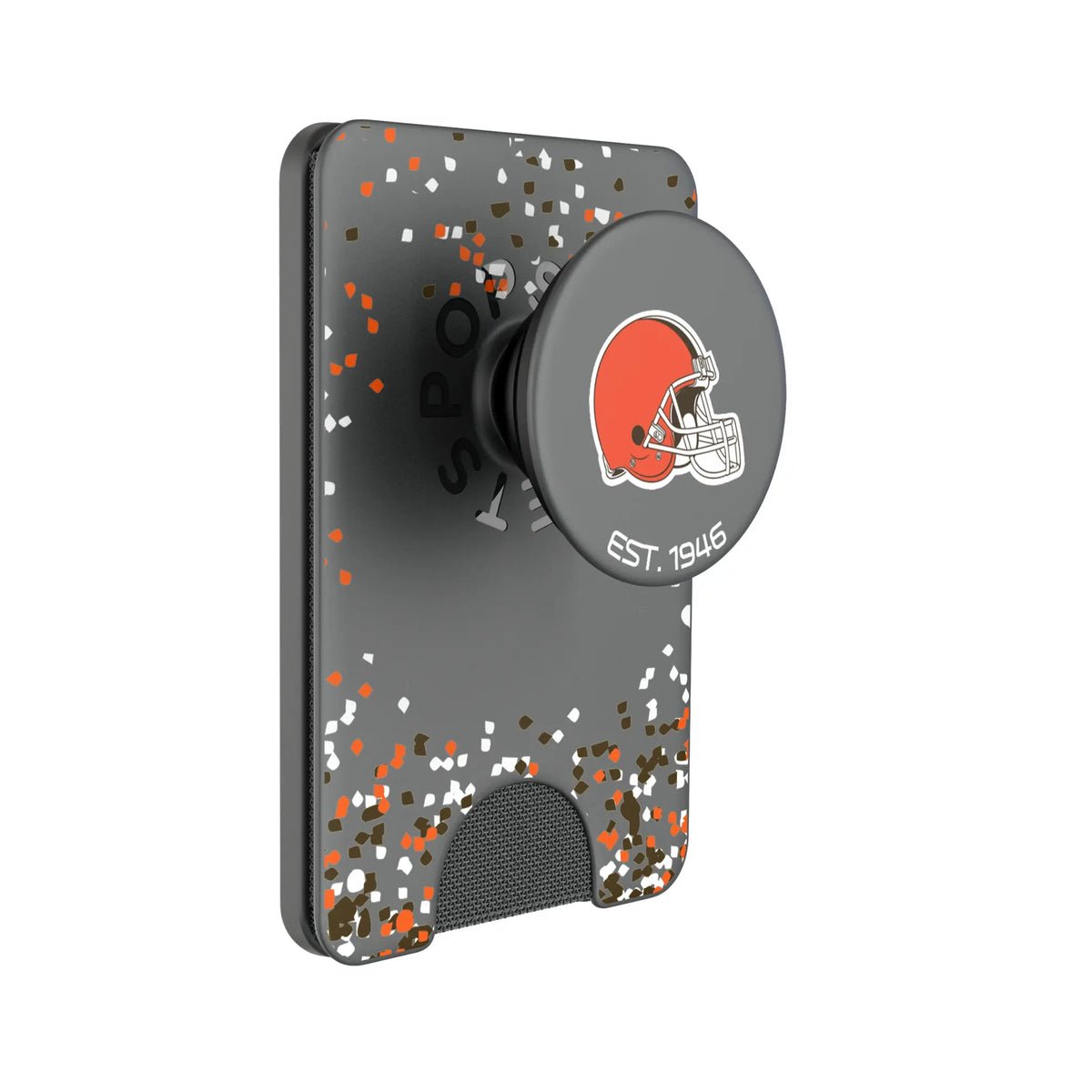 Cleveland Browns Confetti Popsockets Wallet Magnetic