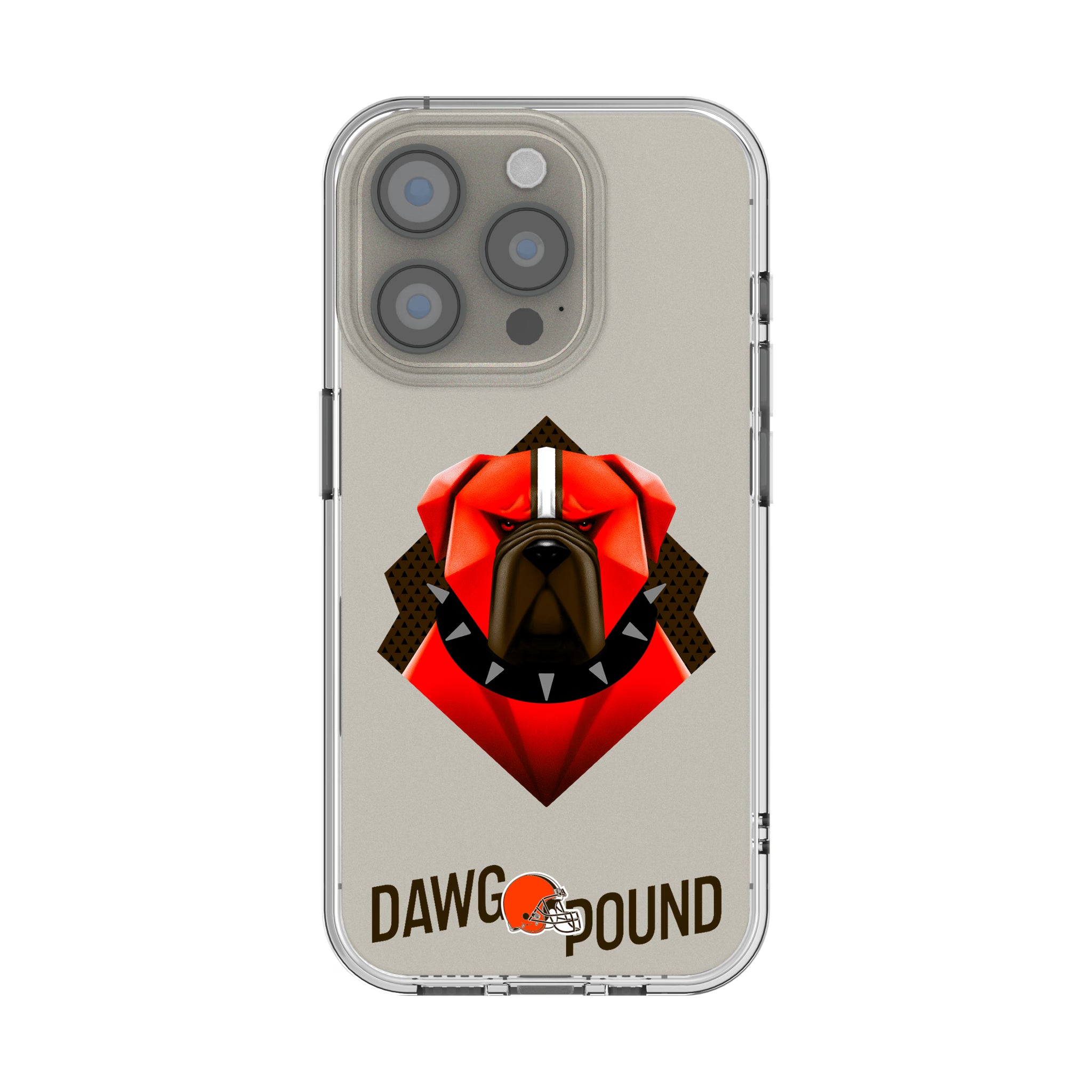 Cleveland Browns Deco iPhone Clear Phone Case for Apple iPhone