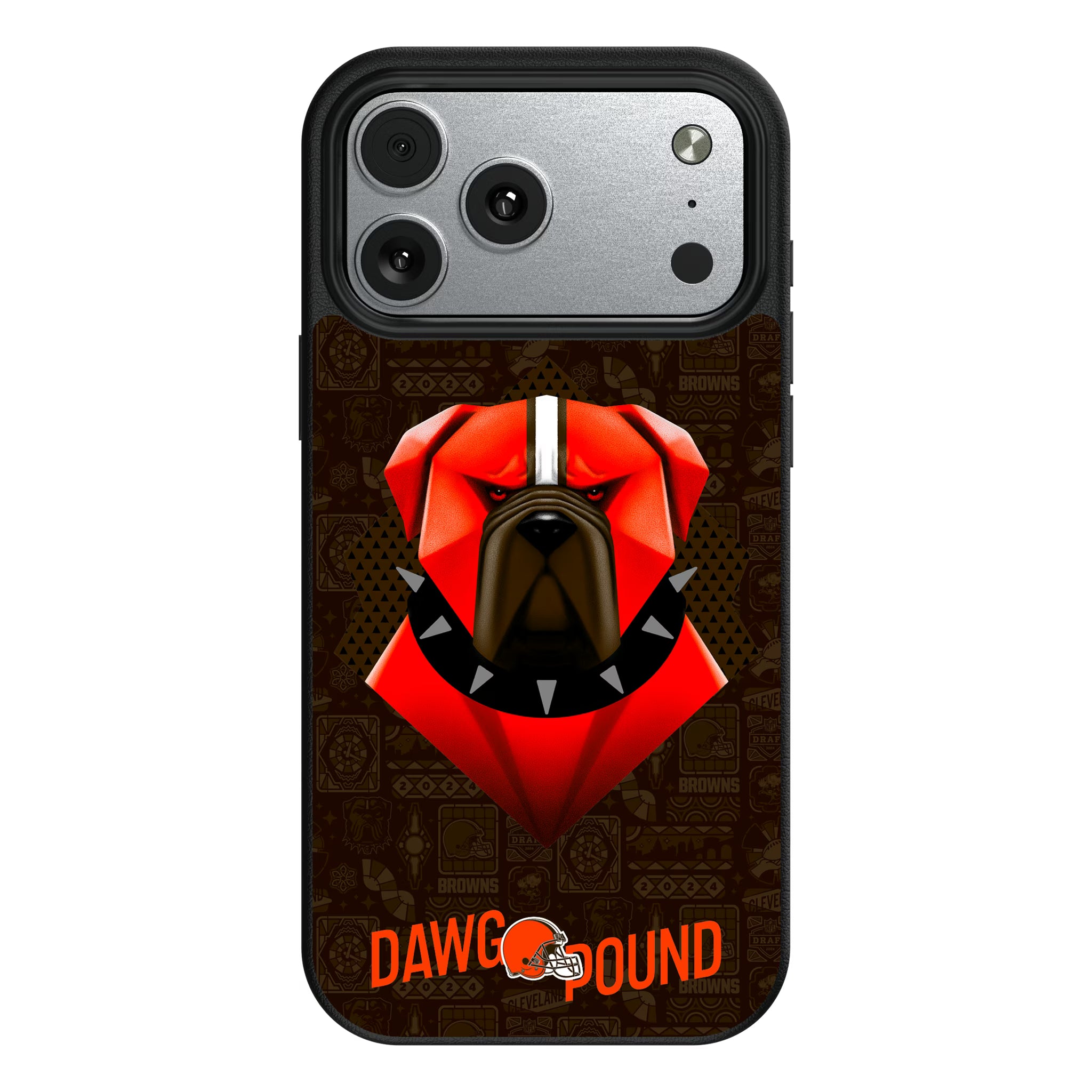 Cleveland Browns Deco iPhone MagSafe Compatible Phone Case for Apple iPhone#Device_iPhone 17 Pro Max
