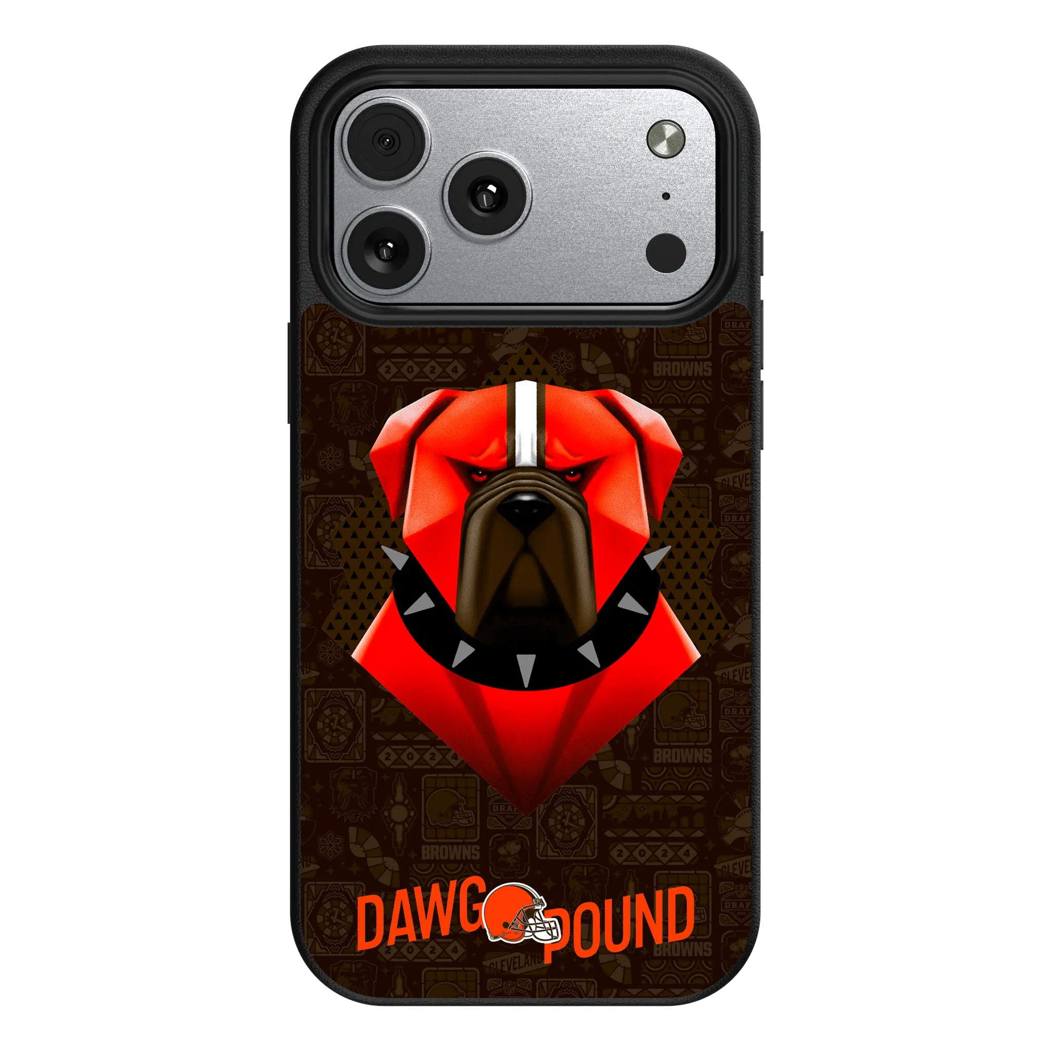 Cleveland Browns Deco iPhone MagSafe Compatible Phone Case for Apple iPhone#Device_iPhone 17 Pro Max