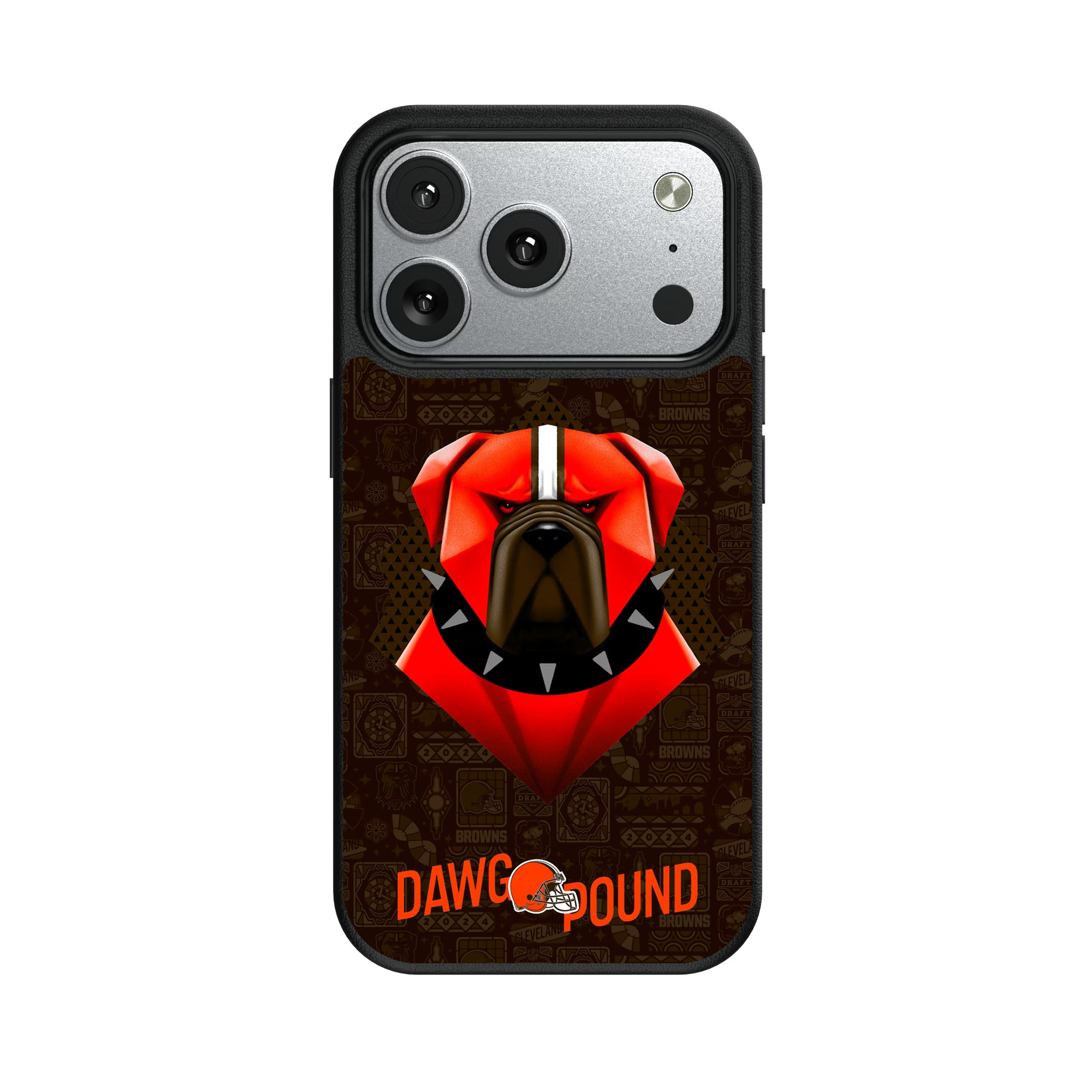 Cleveland Browns Deco iPhone MagSafe Compatible Phone Case for Apple iPhone#Device_iPhone 17 Pro