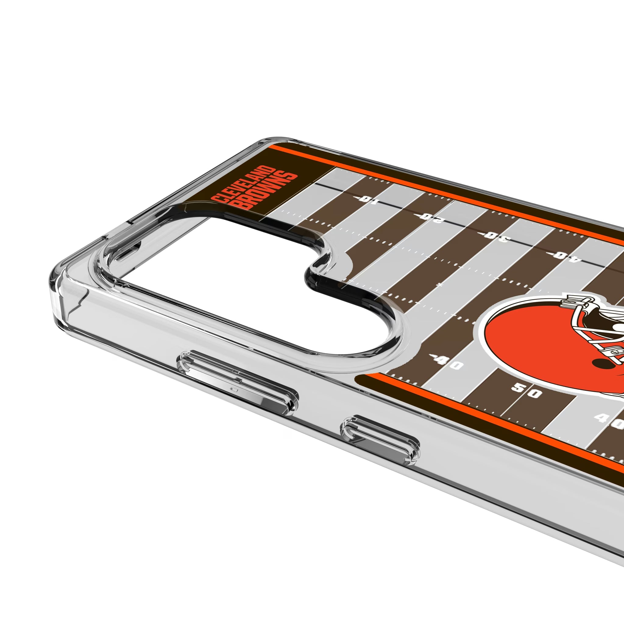 Cleveland Browns Field Galaxy Clear Phone Case for Samsung Galaxy - Detail