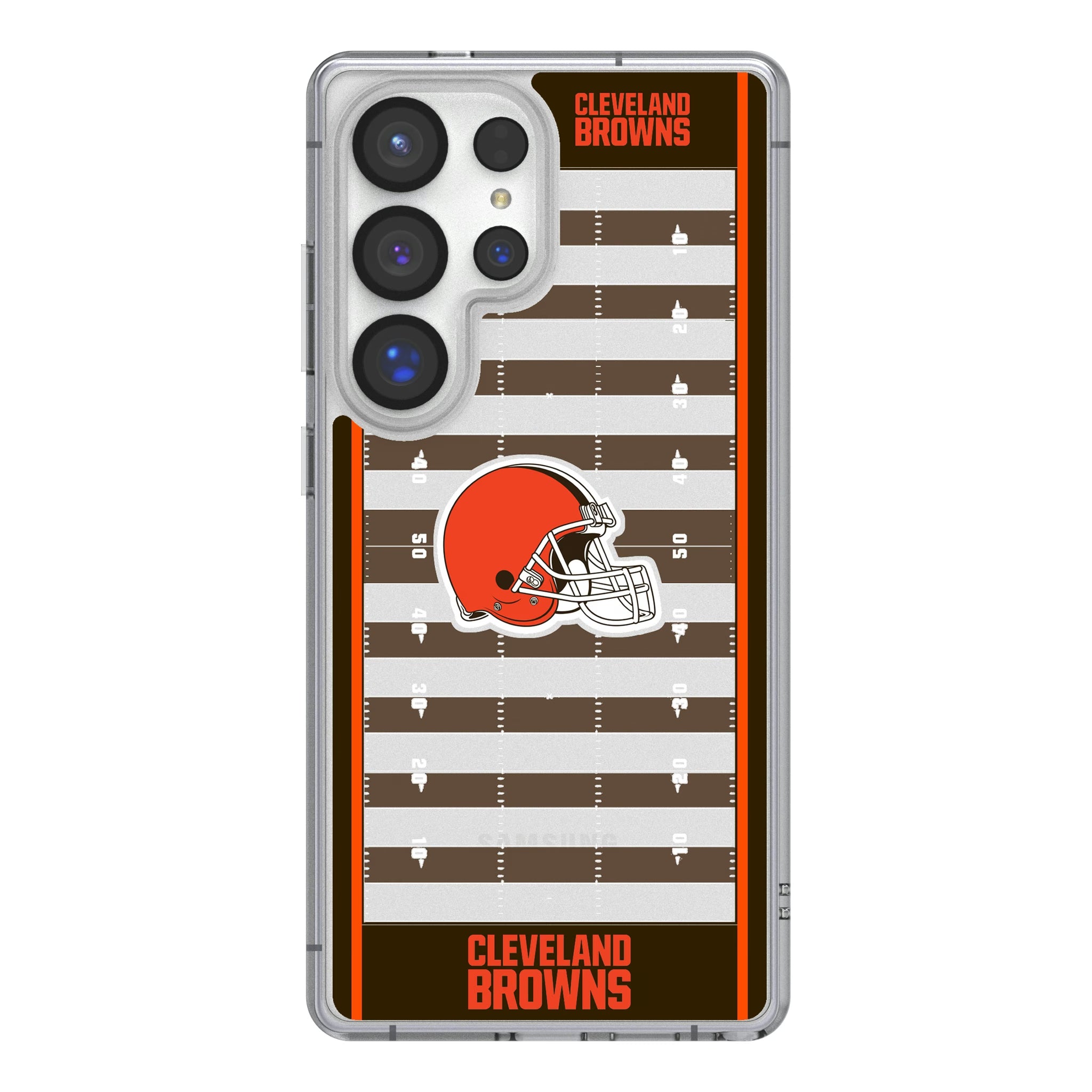 Cleveland Browns Field Galaxy Clear Phone Case for Samsung Galaxy