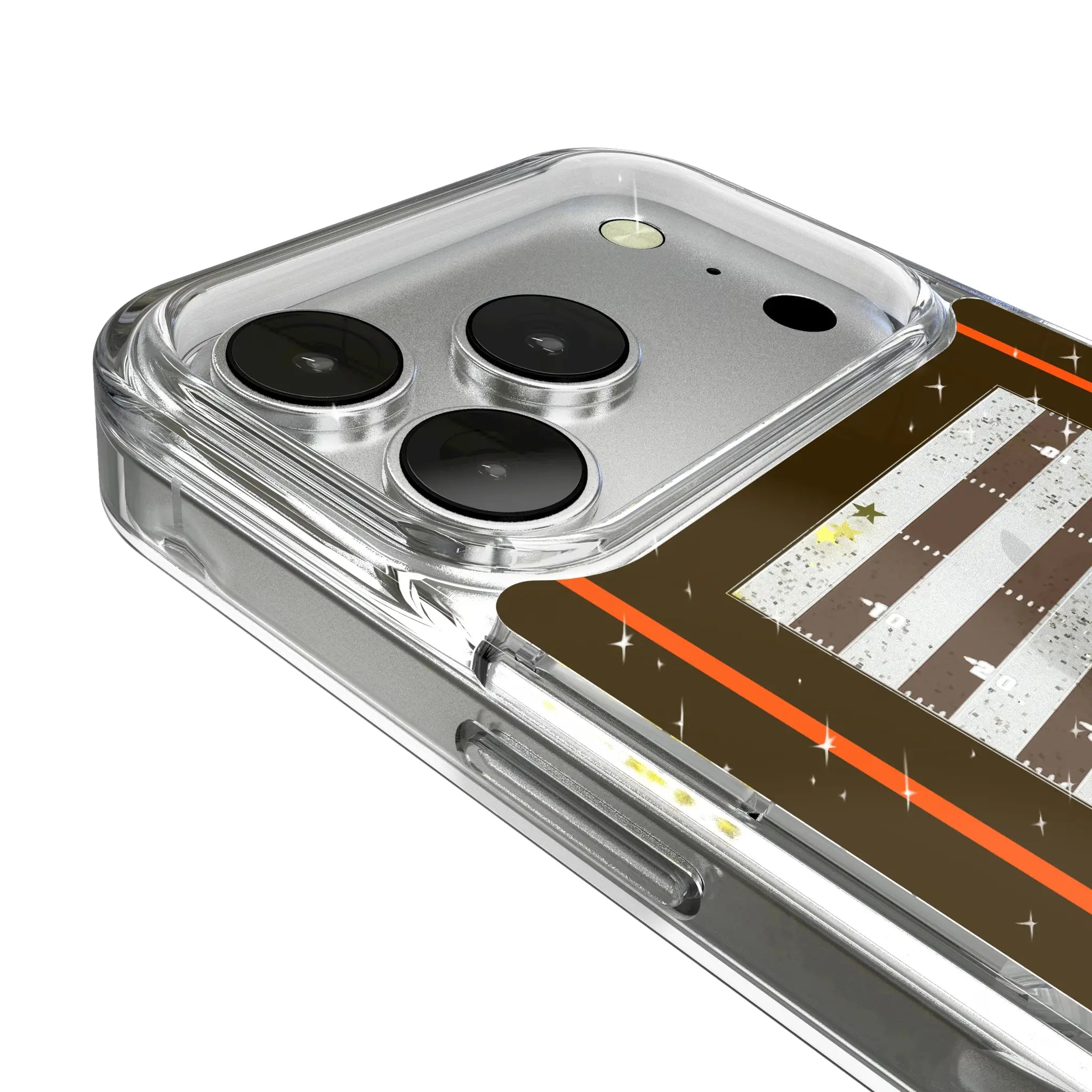 Cleveland Browns Field iPhone Glitter Phone Case for Apple iPhone - Detail