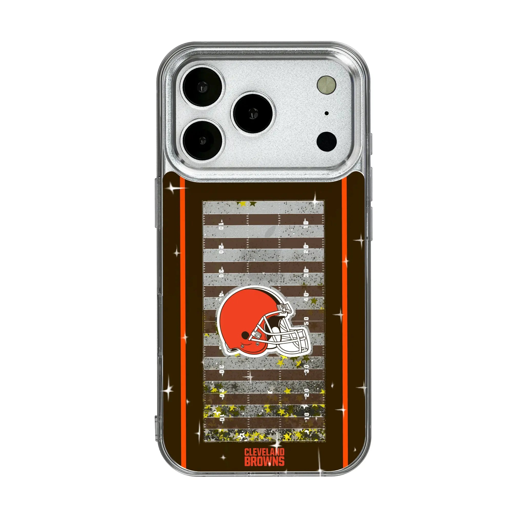 Cleveland Browns Field iPhone Glitter Phone Case for Apple iPhone