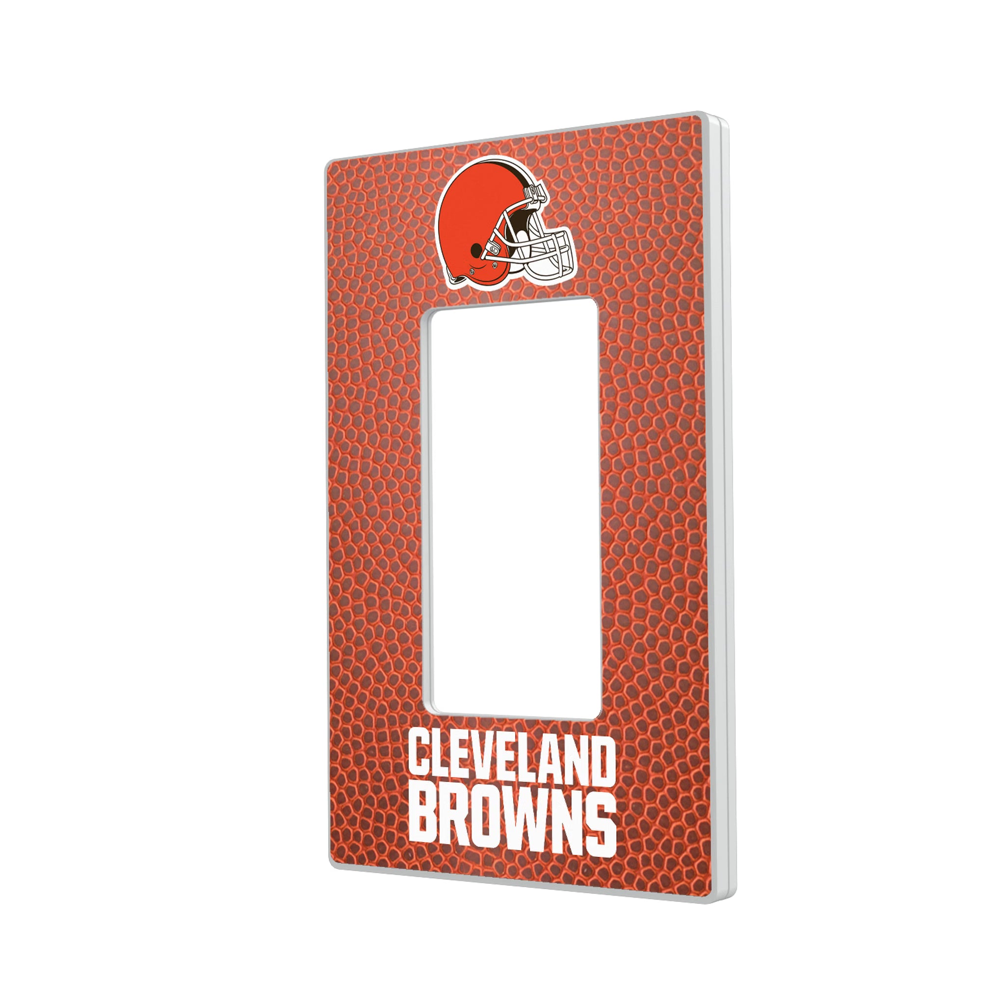 Cleveland Browns Football Hidden-Screw Light Switch Plate#Style_Single Rocker