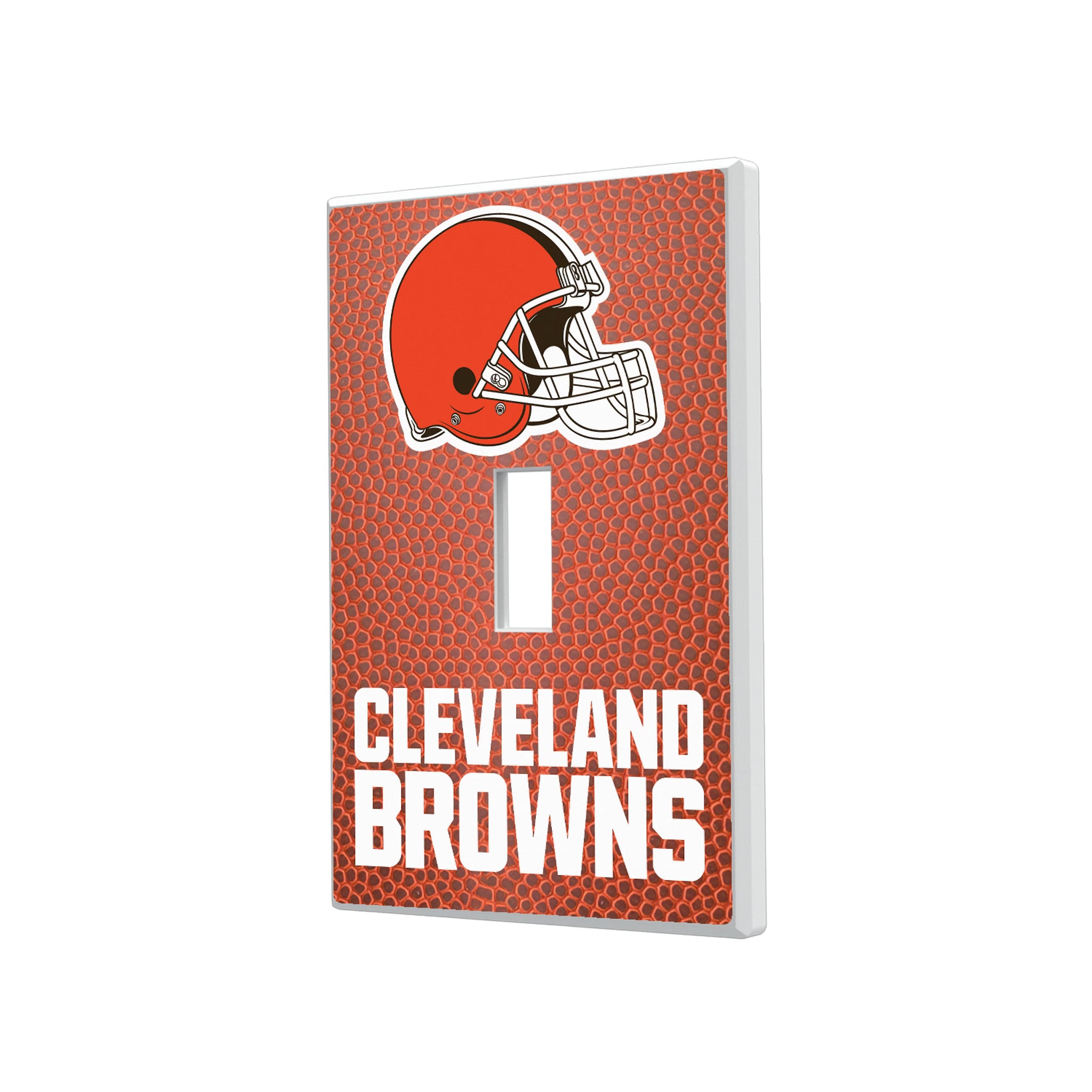 Cleveland Browns Football Hidden-Screw Light Switch Plate#Style_Single Toggle