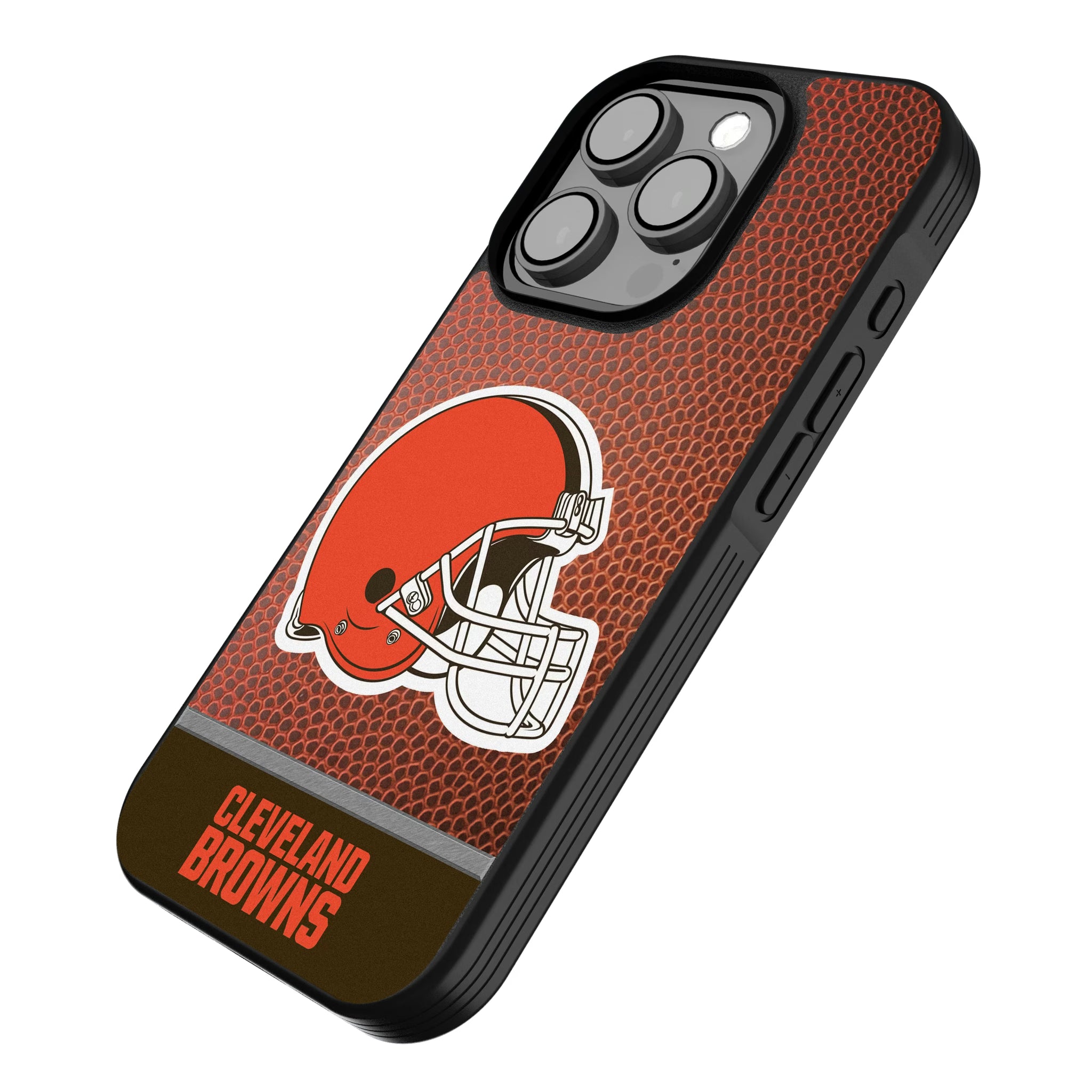 Cleveland Browns Football Wordmark iPhone Bump Phone Case for Apple iPhone - Isometric View