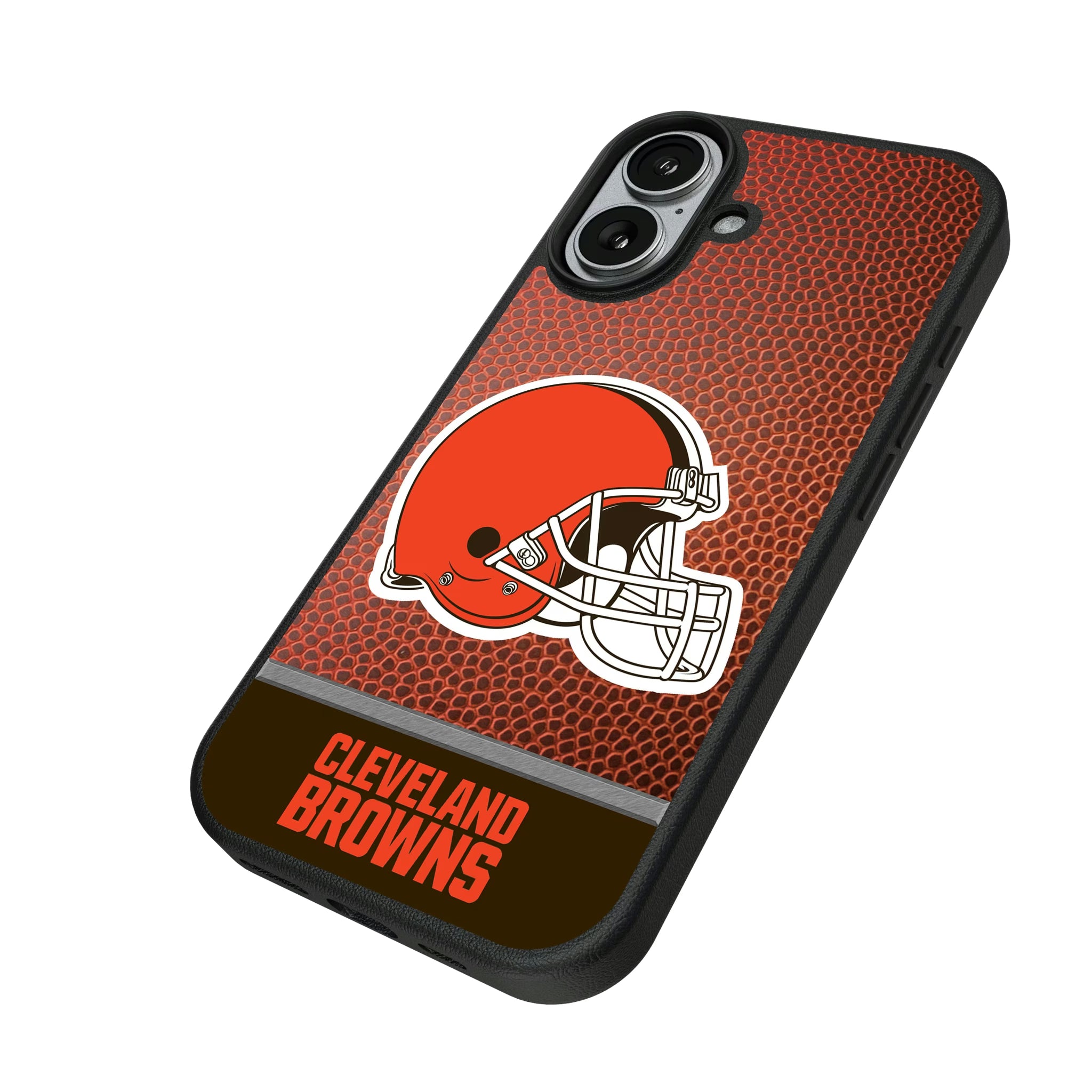 Cleveland Browns Football Wordmark iPhone MagSafe Compatible Phone Case for Apple iPhone - Isometric View#Device_iPhone 17