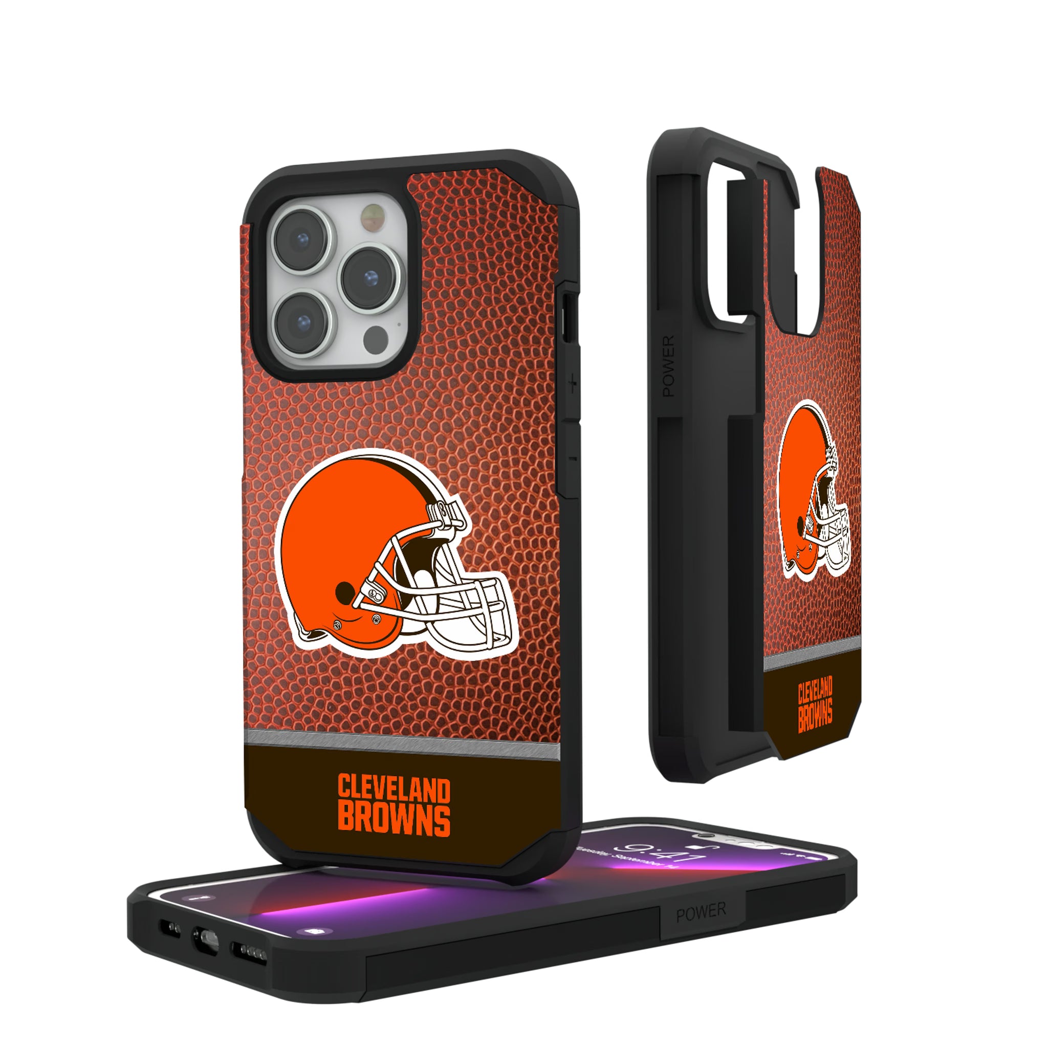 Cleveland Browns Football Wordmark iPhone Rugged Phone Case for Apple iPhone