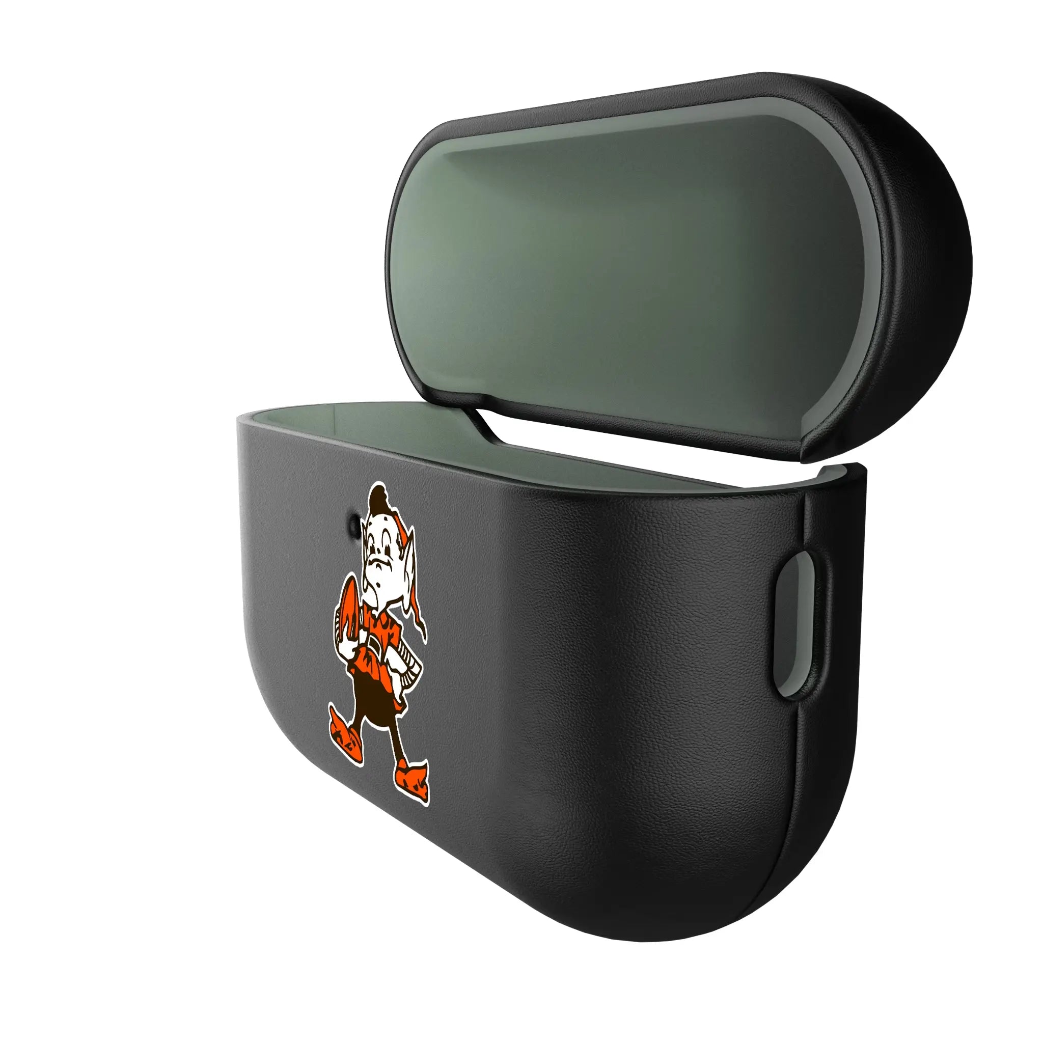 Cleveland Browns Historic Collection Insignia AirPods AirPod Case Cover - Isometric View#Device_AirPods Pro 3