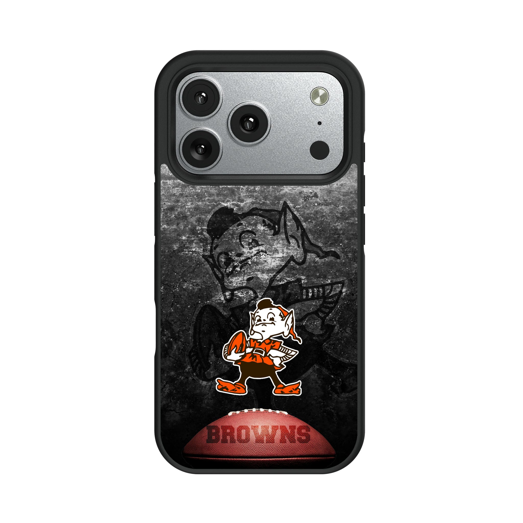 Cleveland Browns Historic Collection Legendary iPhone Bump Phone Case for Apple iPhone#Device_iPhone 17 Pro